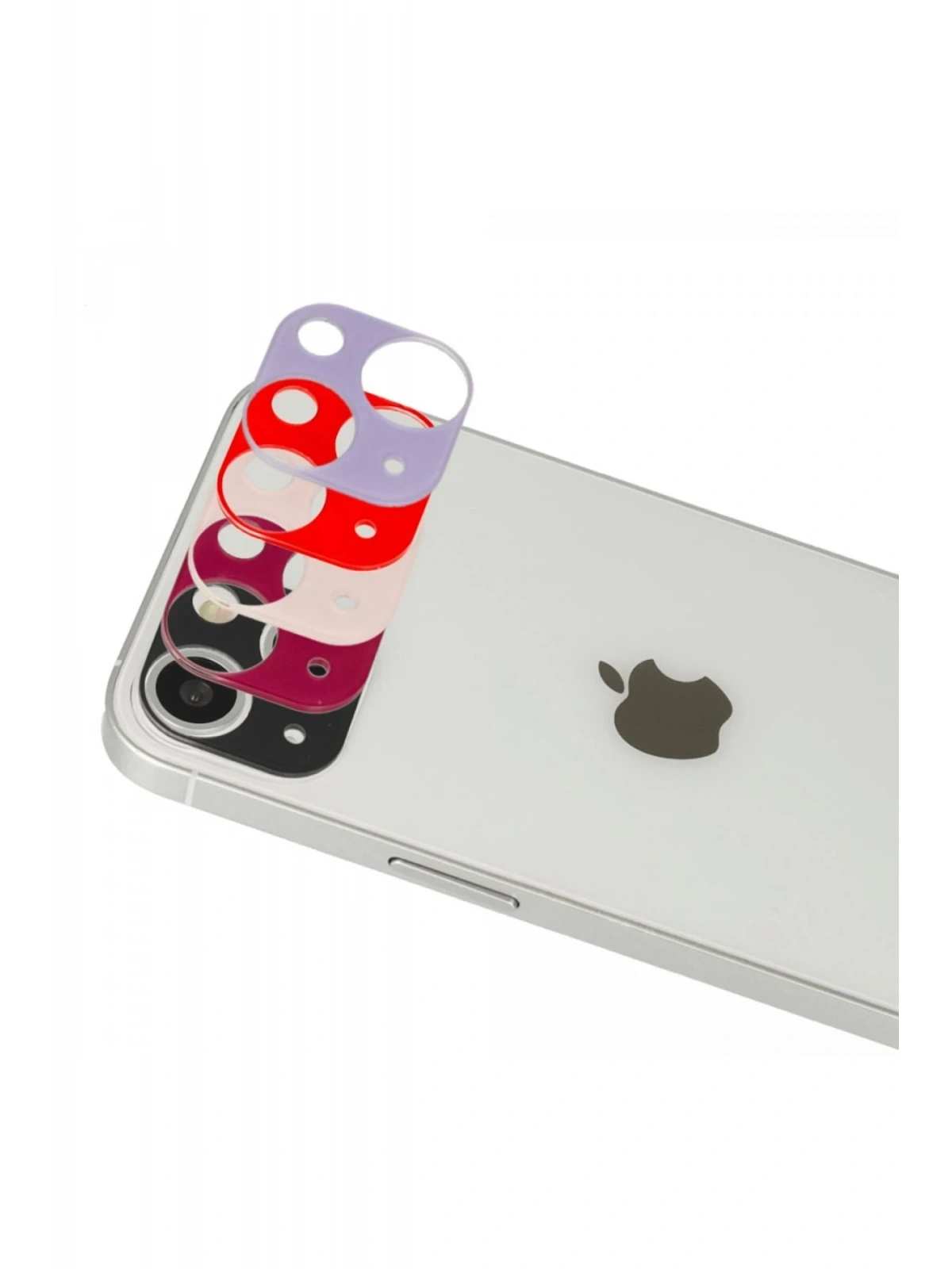 Newface Apple iPhone 13 Rainbow Kamera Lens Koruma Cam - Mor