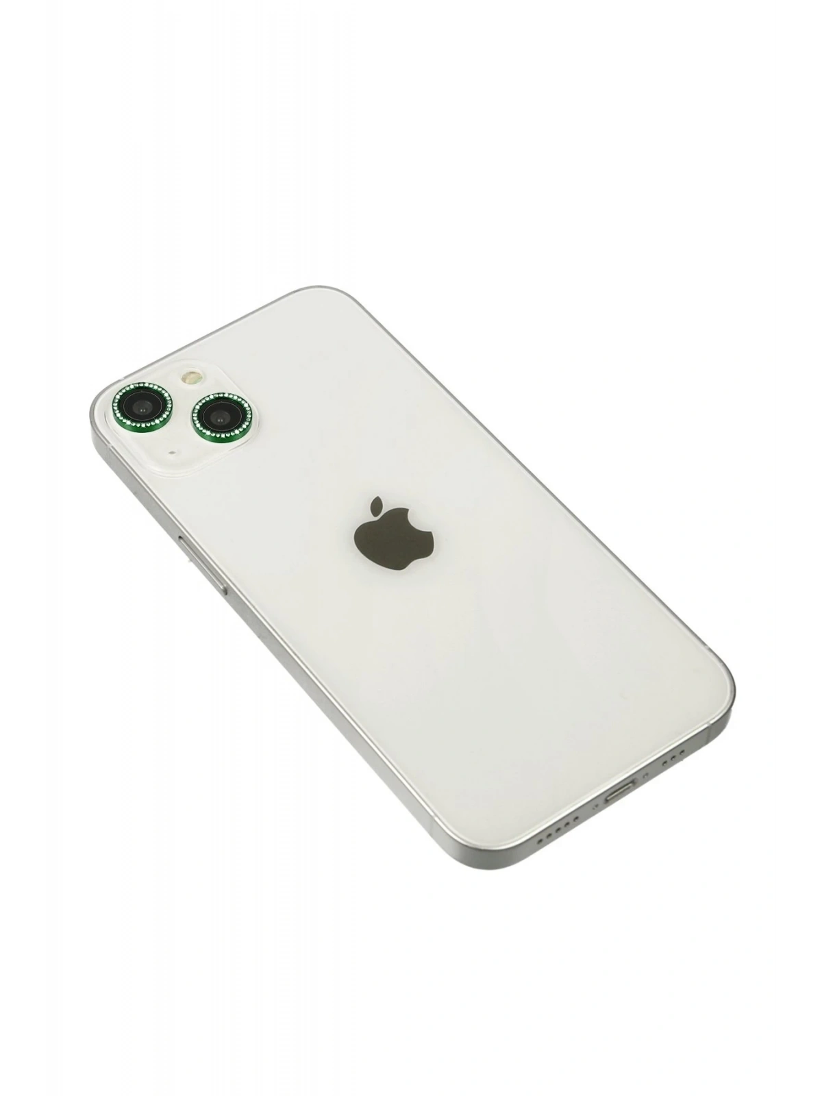 Newface Apple iPhone 14 Diamond Kamera Lens - Yeşil