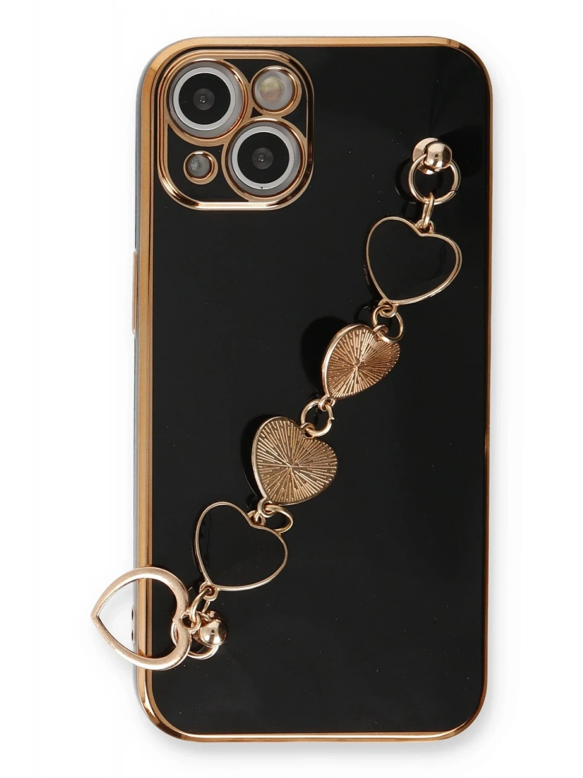 Newface Apple iPhone 14 Kılıf Esila Silikon - Siyah