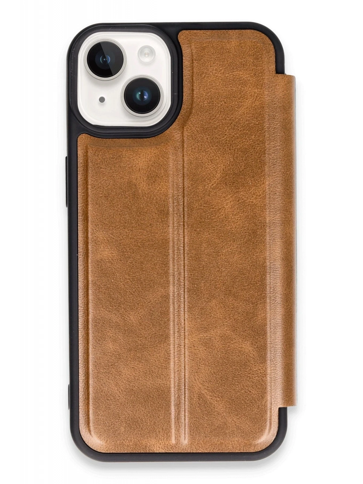 Newface Apple iPhone 14 Kılıf Flip Cover - Taba