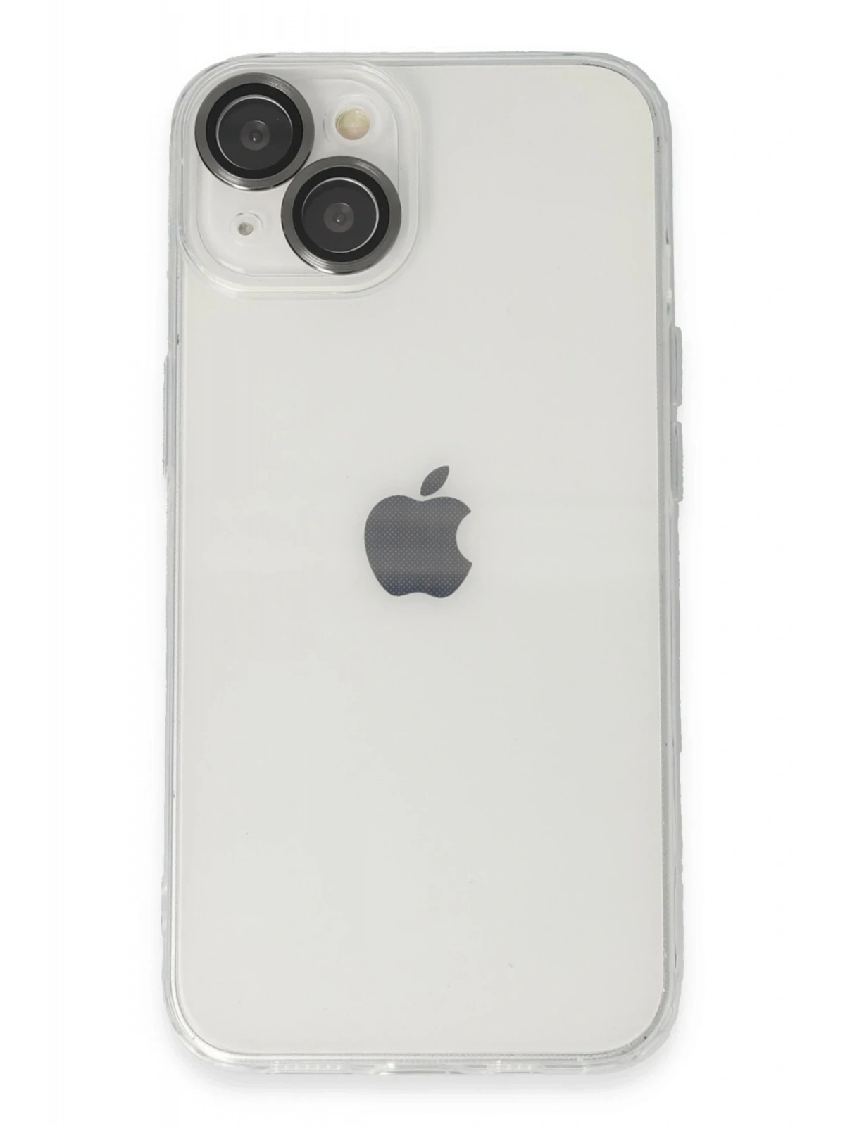 Newface Apple iPhone 14 Kılıf Luko Lens Silikon - Siyah