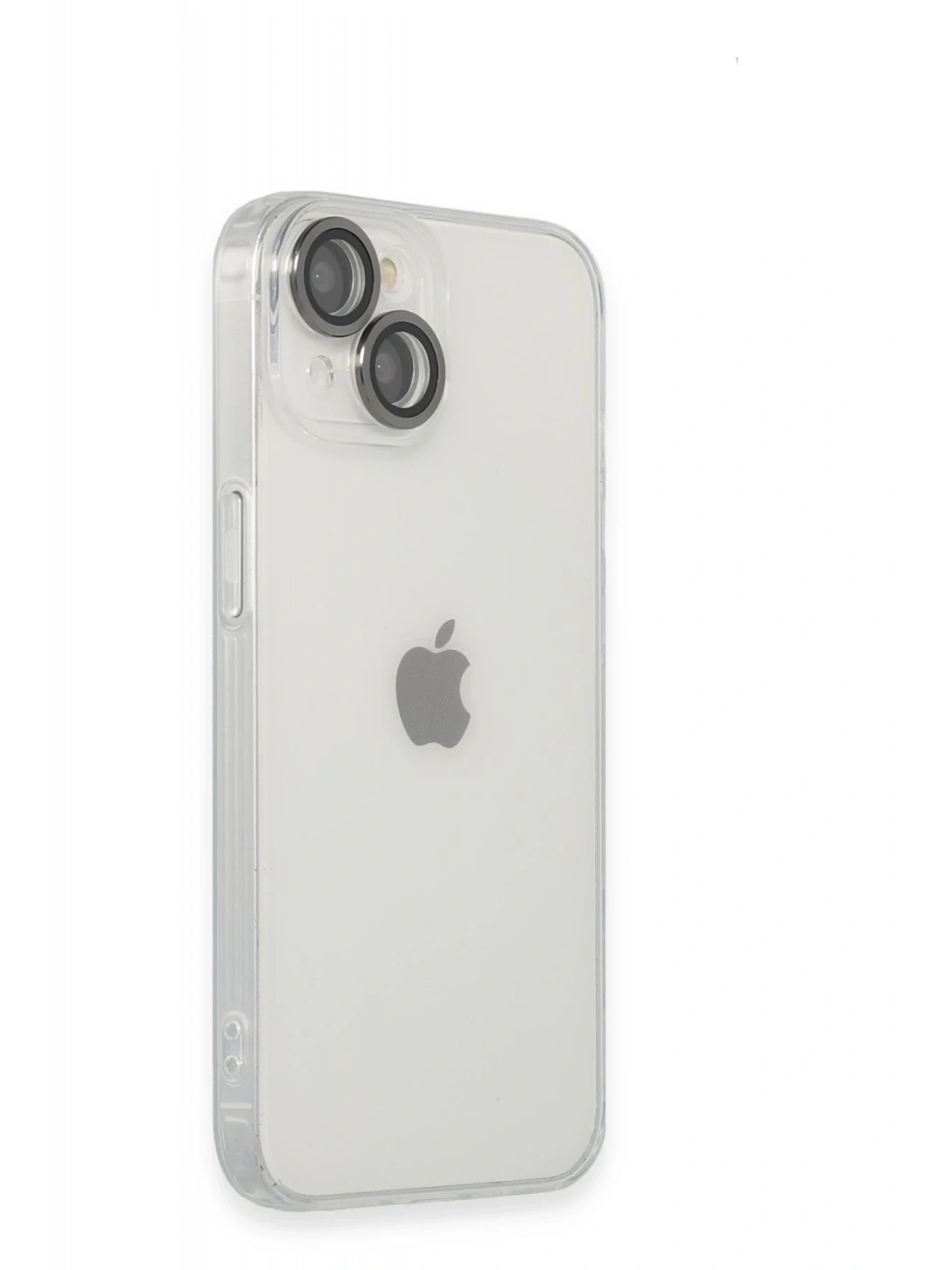 Newface Apple iPhone 14 Kılıf Luko Lens Silikon - Siyah