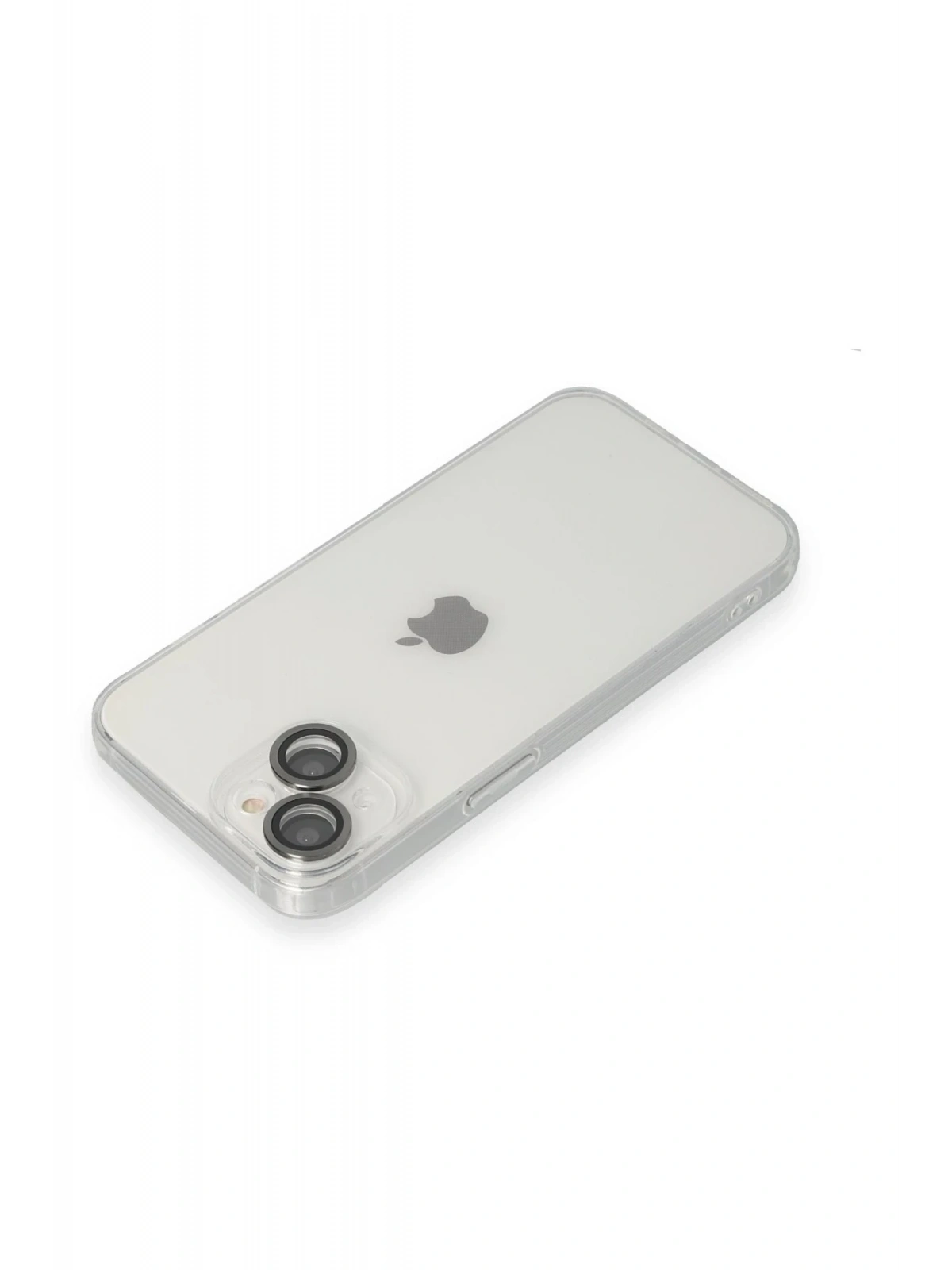 Newface Apple iPhone 14 Kılıf Luko Lens Silikon - Siyah