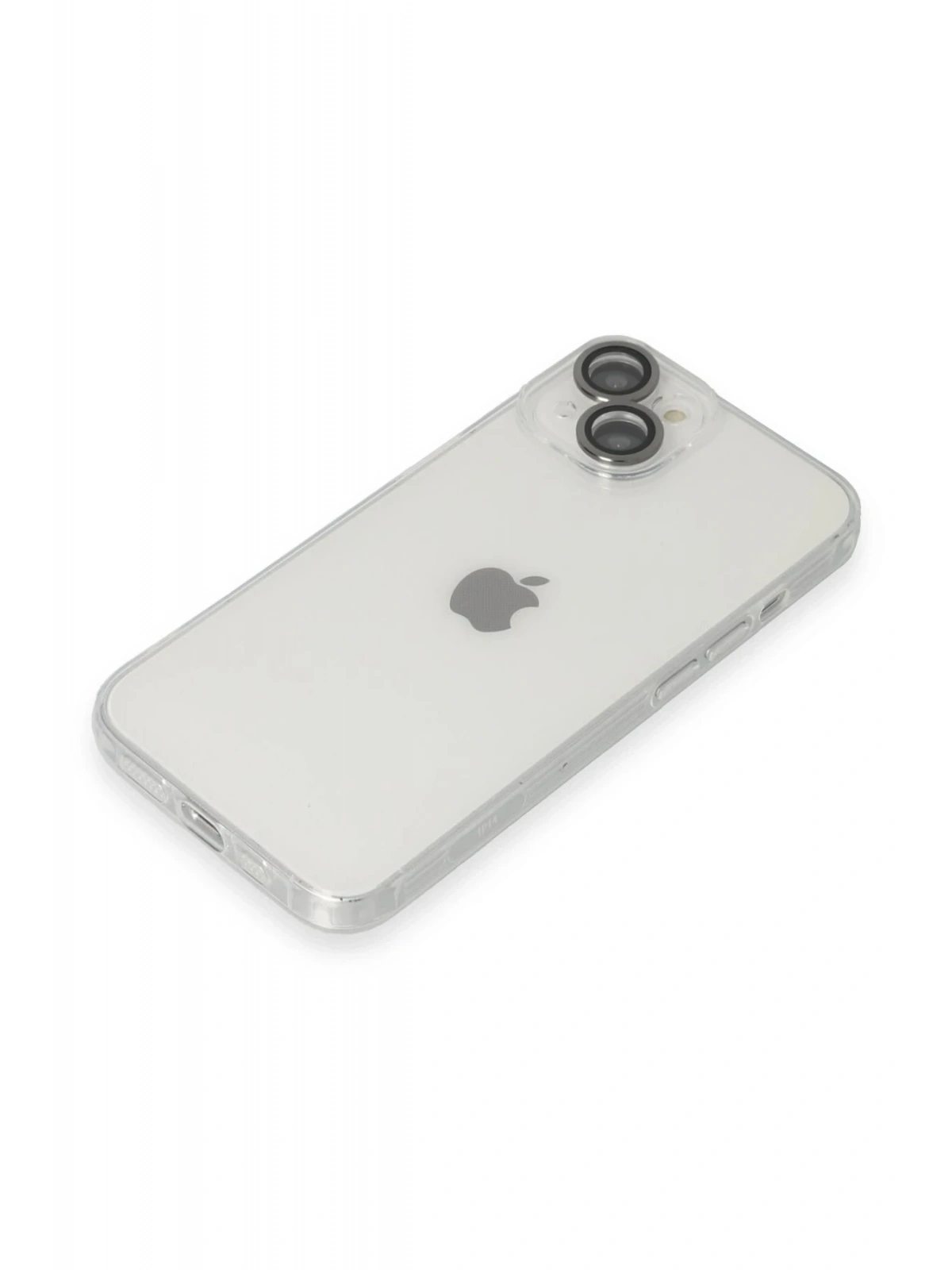 Newface Apple iPhone 14 Kılıf Luko Lens Silikon - Siyah