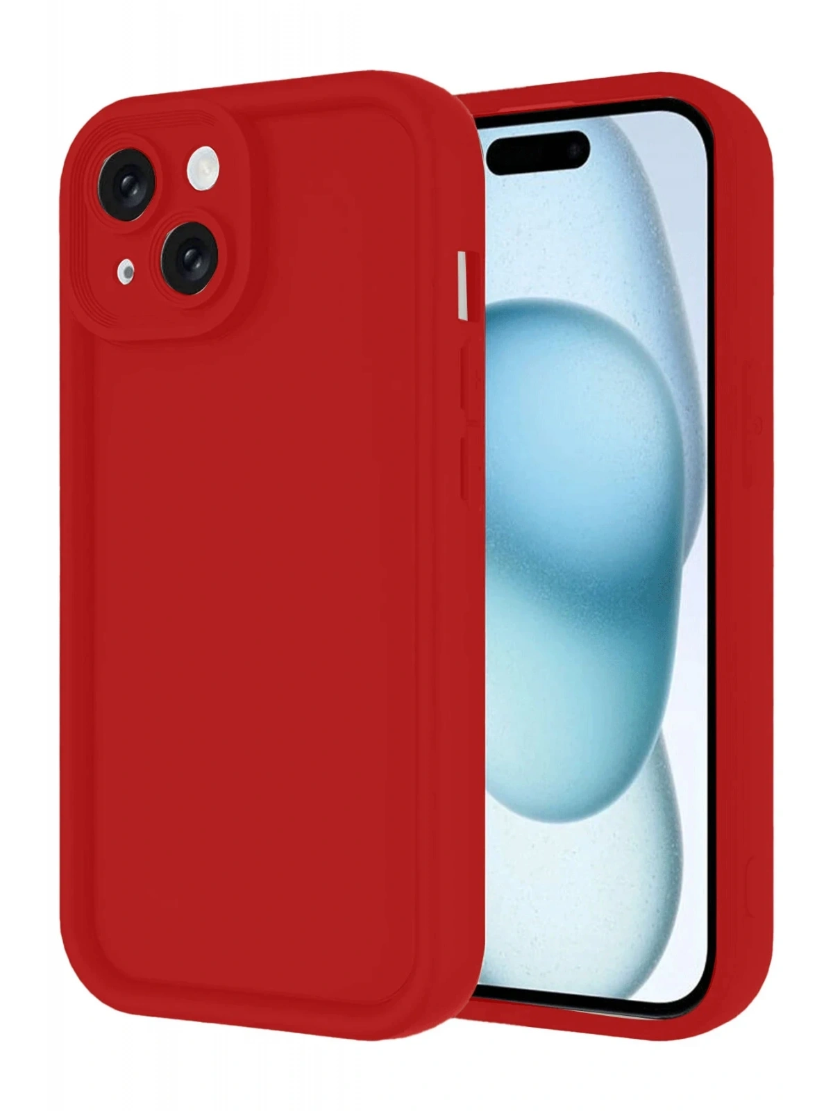 Newface Apple iPhone 14 Kılıf Viera Silikon - Kırmızı