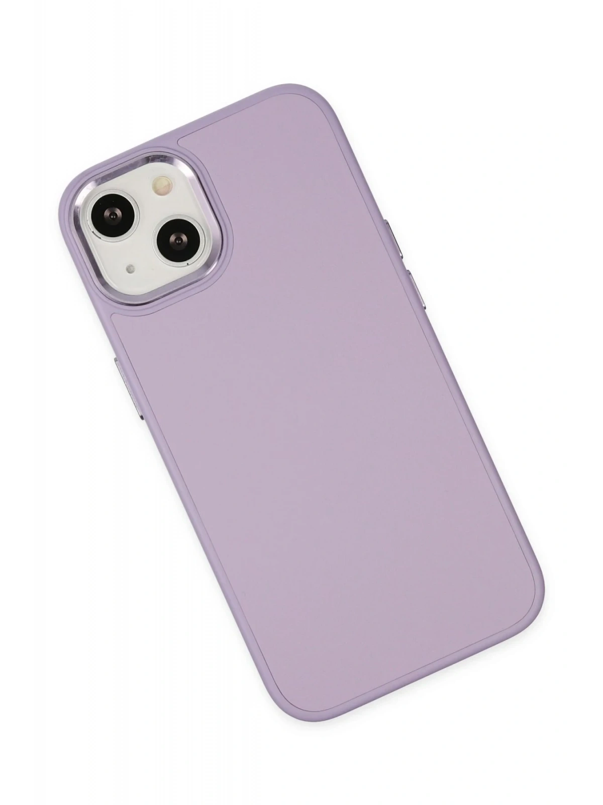 Newface Apple iPhone 14 Plus Kılıf Asya Deri Silikon - Lila