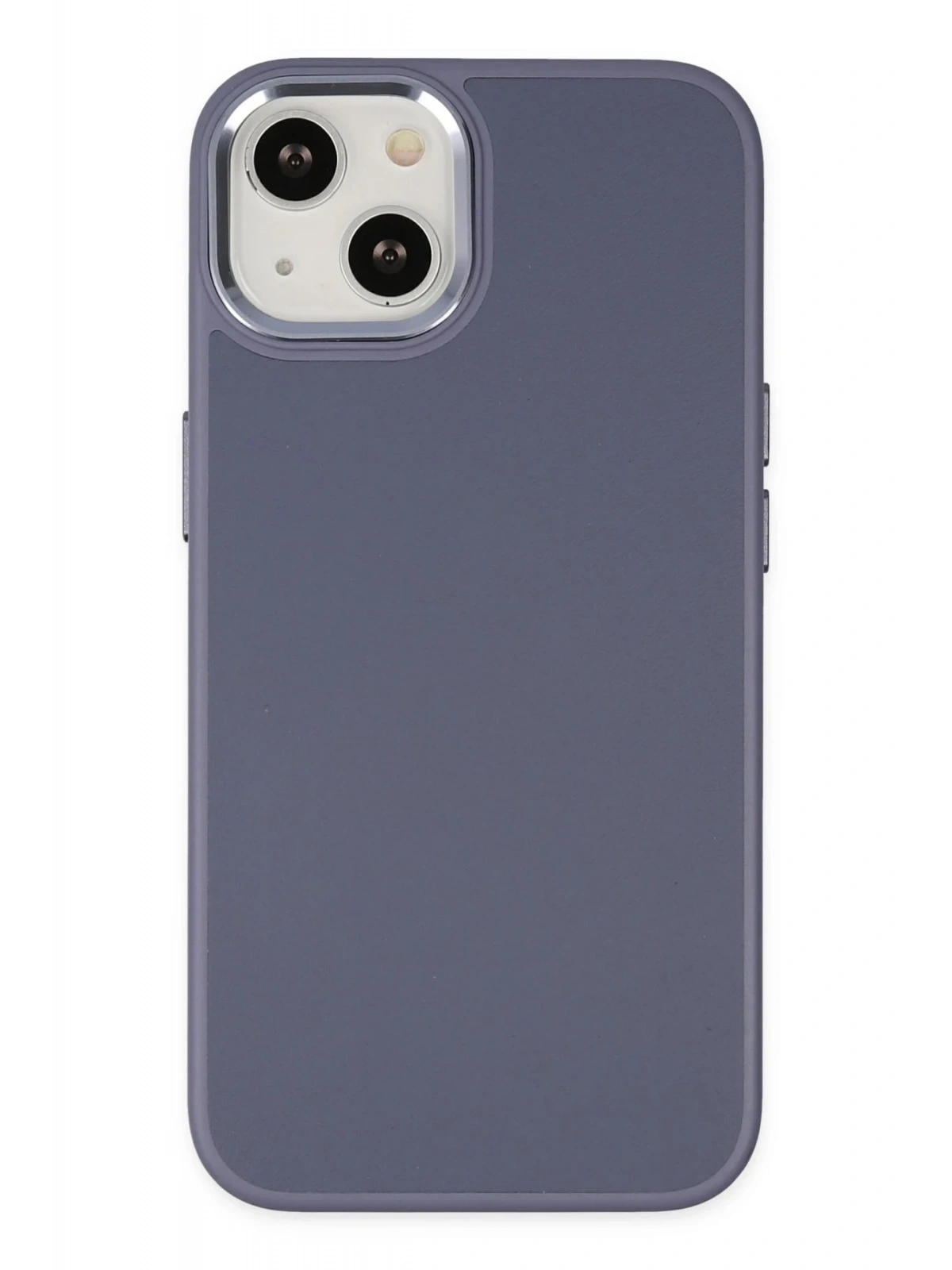 Newface Apple iPhone 14 Plus Kılıf Asya Deri Silikon - Mor