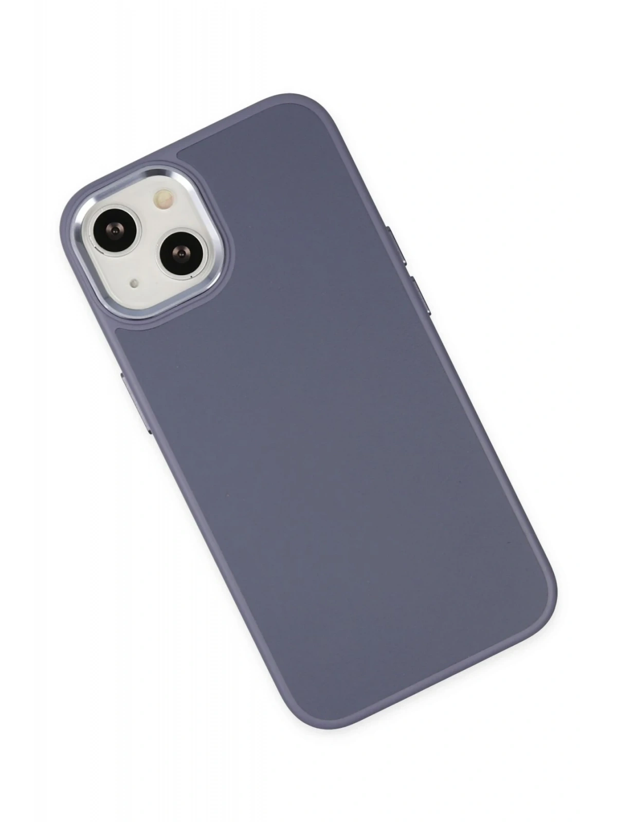 Newface Apple iPhone 14 Plus Kılıf Asya Deri Silikon - Mor