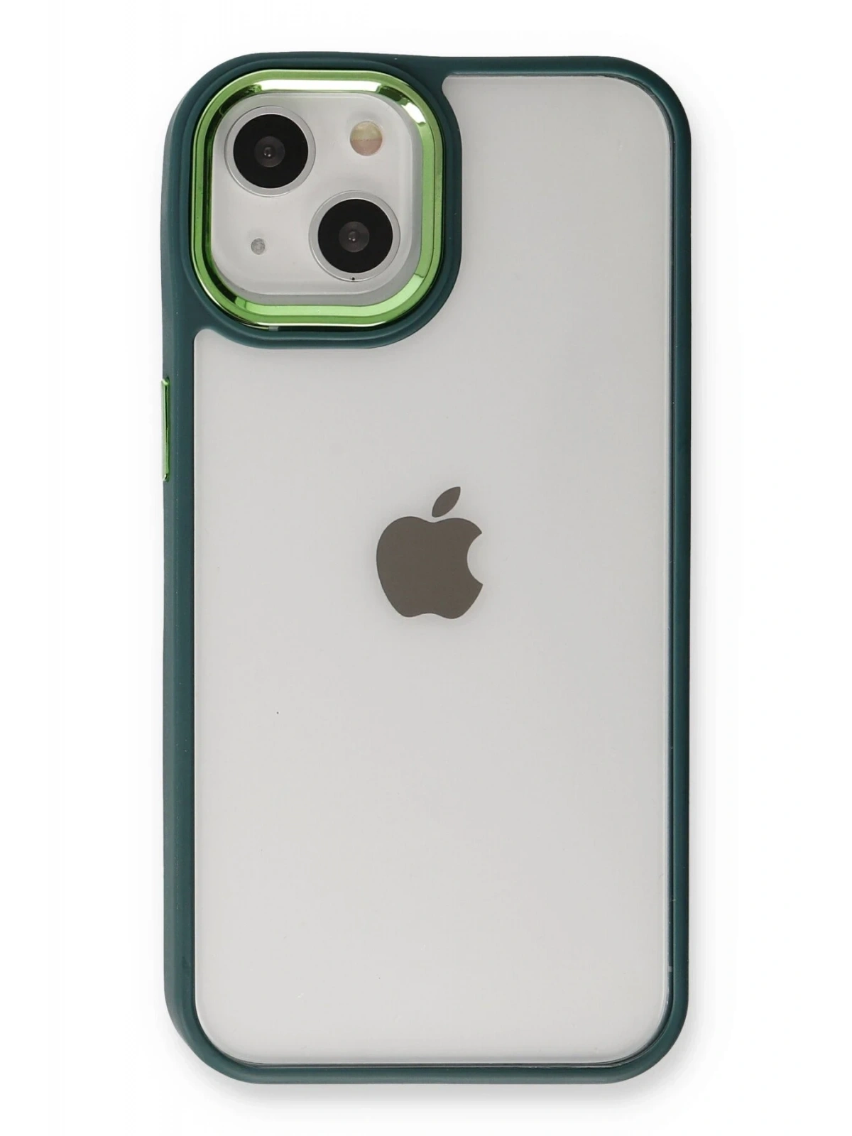 Newface Apple iPhone 14 Plus Kılıf Dora Kapak - Haki Yeşil