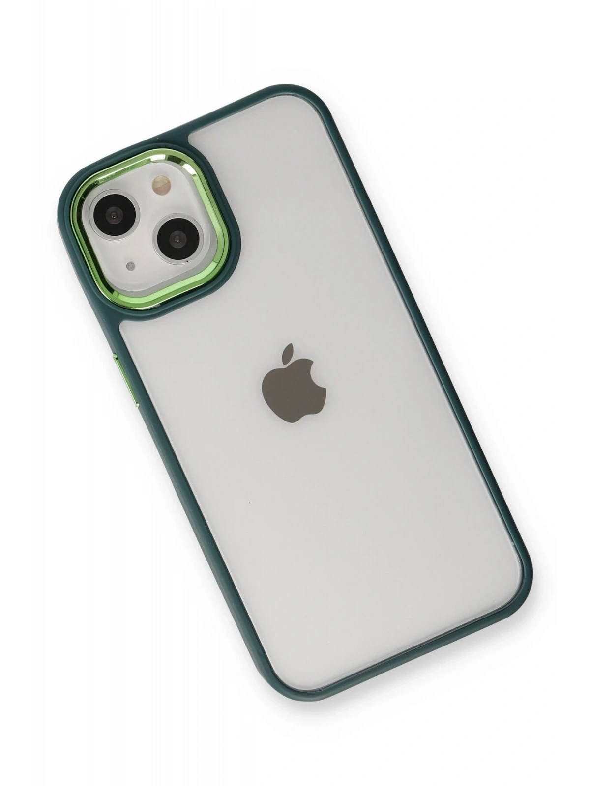 Newface Apple iPhone 14 Plus Kılıf Dora Kapak - Haki Yeşil