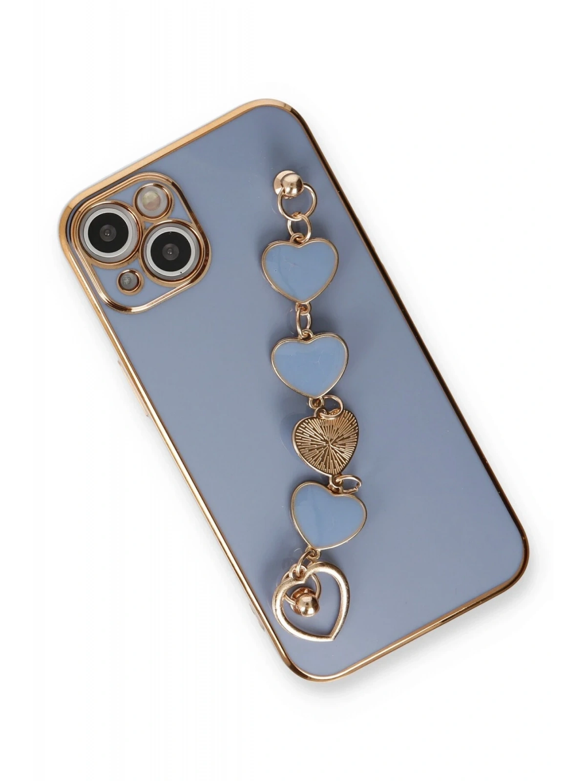 Newface Apple iPhone 14 Plus Kılıf Esila Silikon - Gri