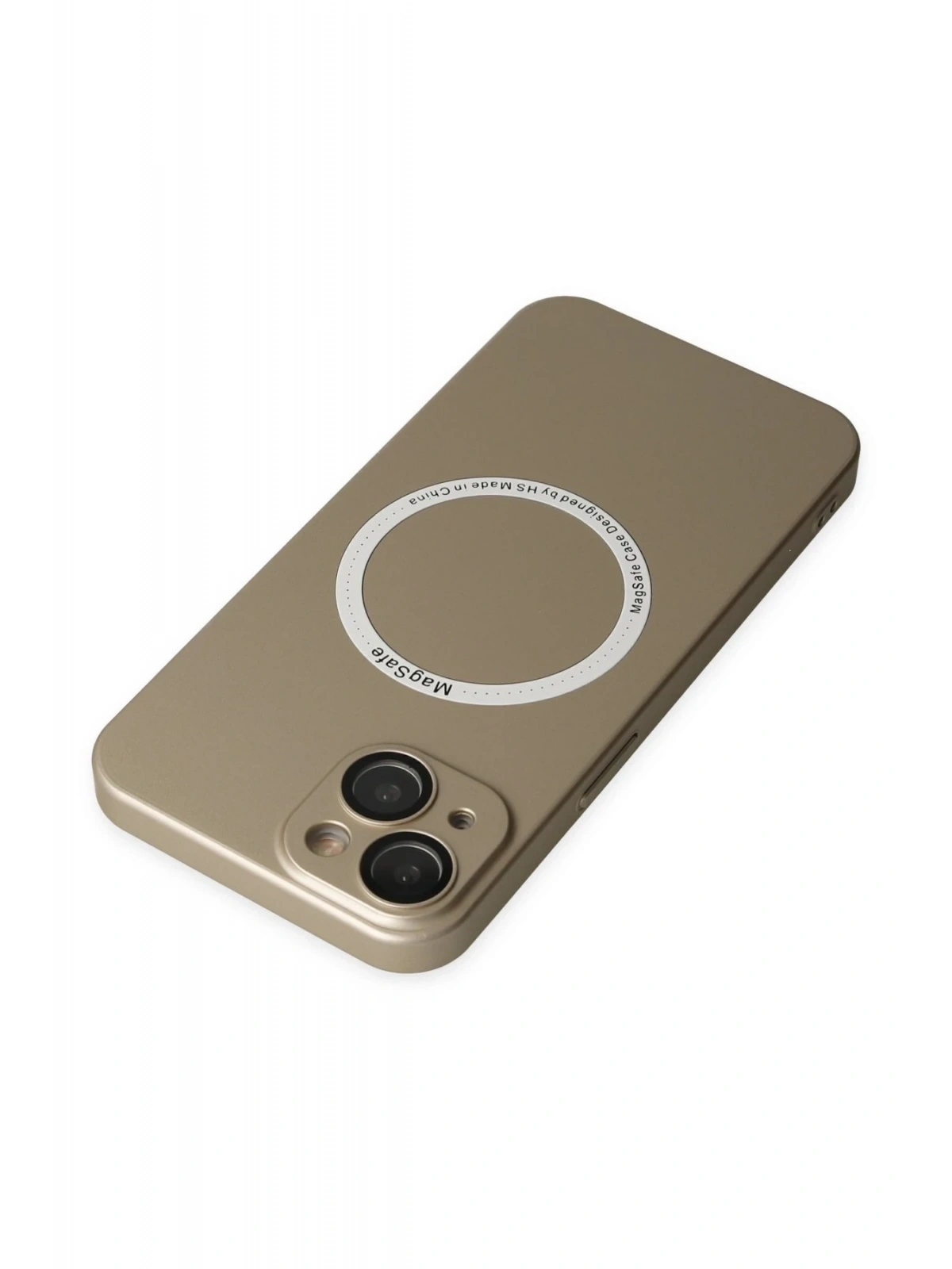 Newface Apple iPhone 14 Plus Kılıf Jack Magneticsafe Lens Silikon - Gold