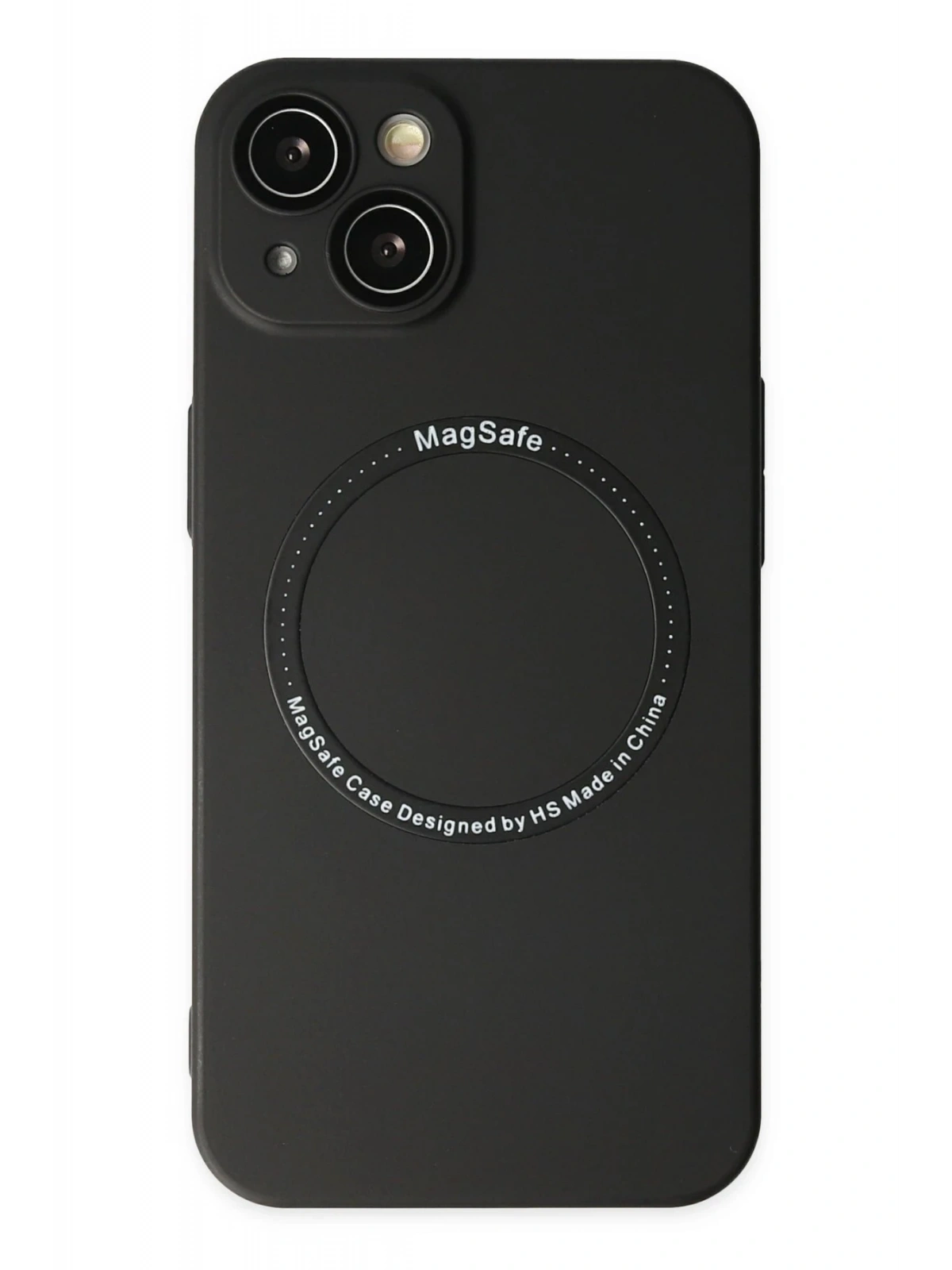 Newface Apple iPhone 14 Plus Kılıf Jack Magneticsafe Lens Silikon - Siyah