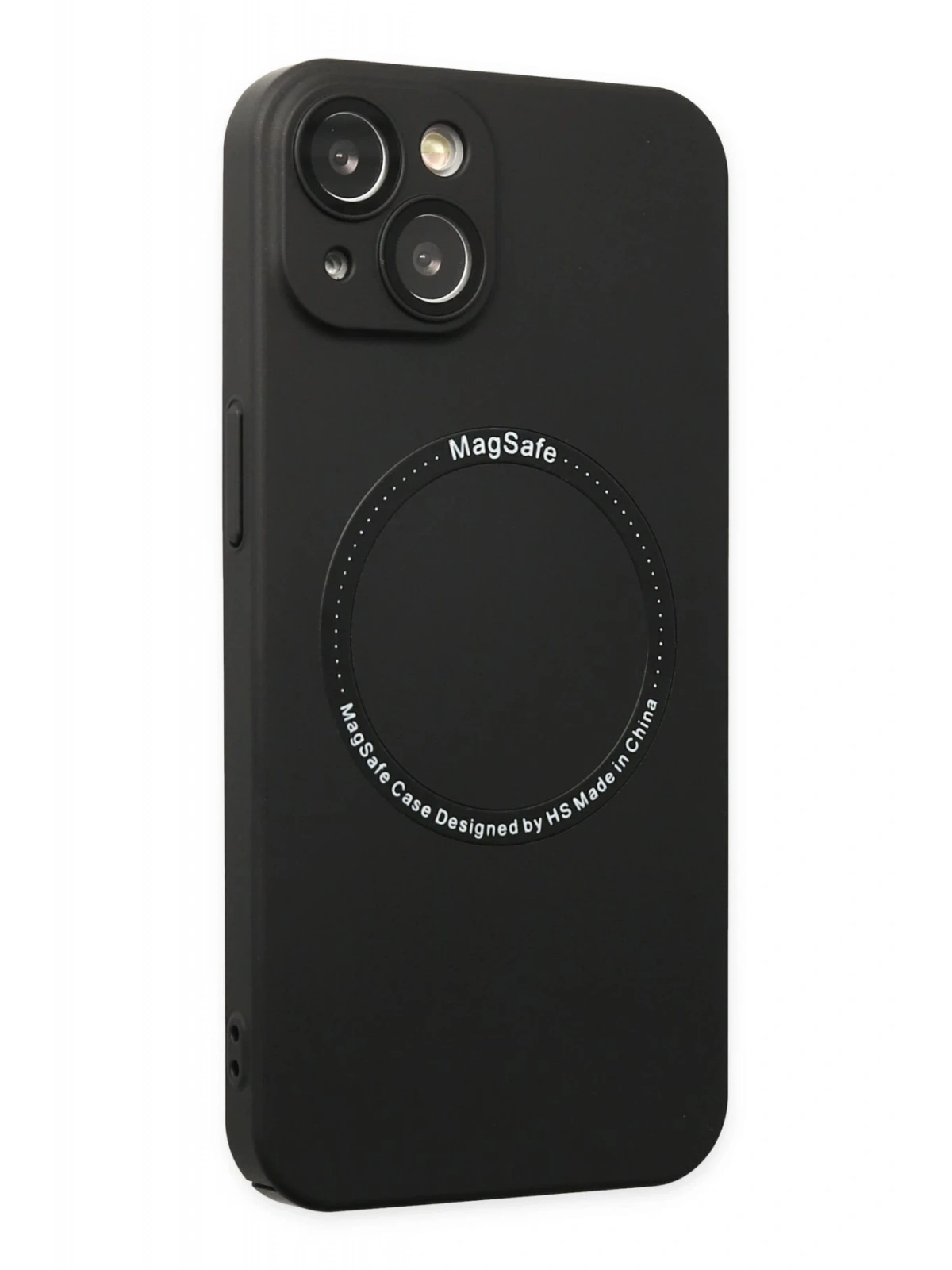 Newface Apple iPhone 14 Plus Kılıf Jack Magneticsafe Lens Silikon - Siyah