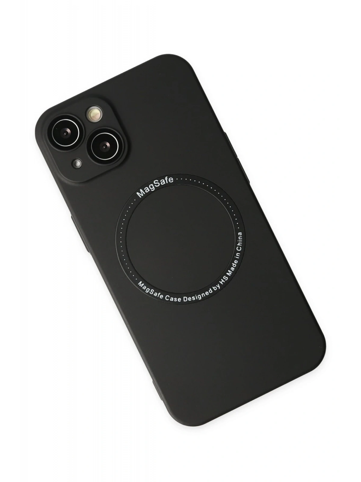 Newface Apple iPhone 14 Plus Kılıf Jack Magneticsafe Lens Silikon - Siyah