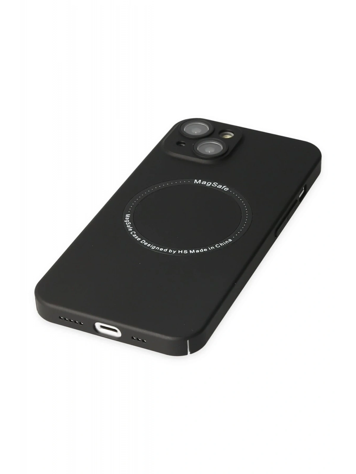 Newface Apple iPhone 14 Plus Kılıf Jack Magneticsafe Lens Silikon - Siyah