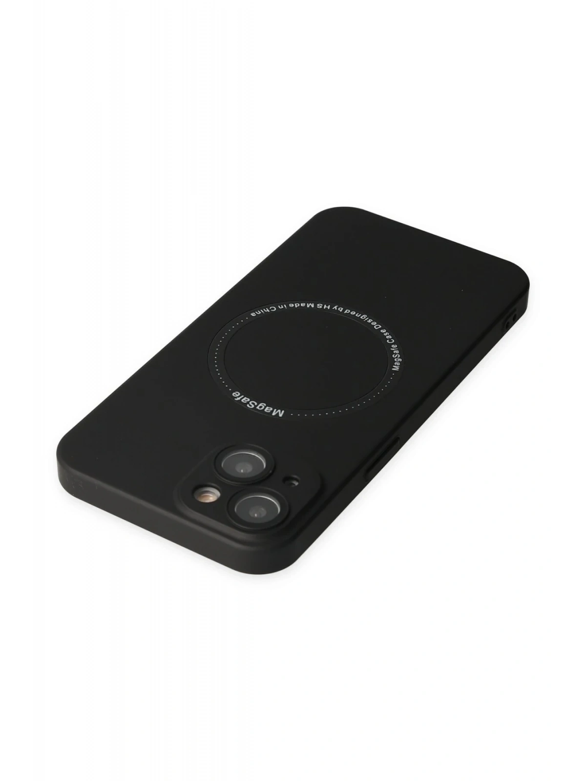 Newface Apple iPhone 14 Plus Kılıf Jack Magneticsafe Lens Silikon - Siyah