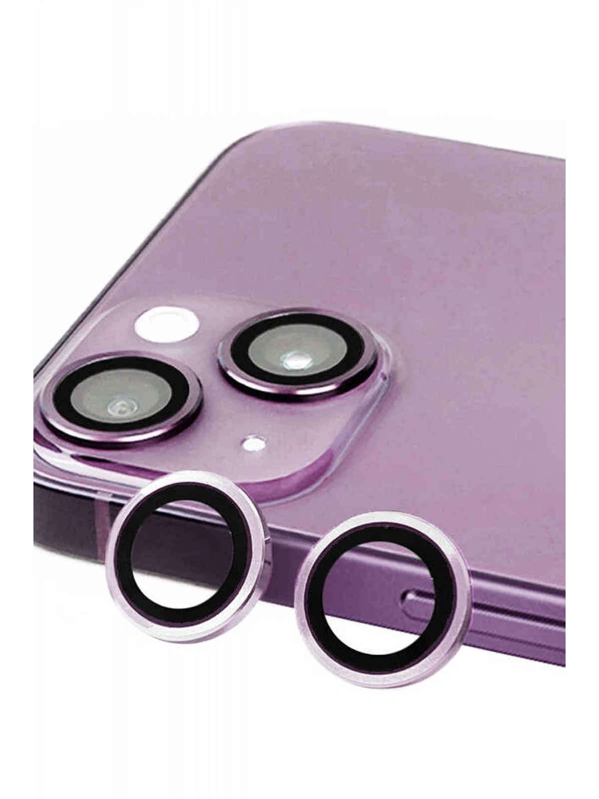 Newface Apple iPhone 14 Plus Raze Metal Kamera Lens - Mor
