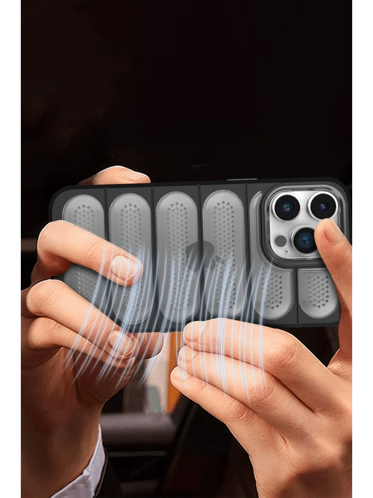 Newface Apple iPhone 14 Pro Kılıf Airmax Silikon Kapak - Siyah