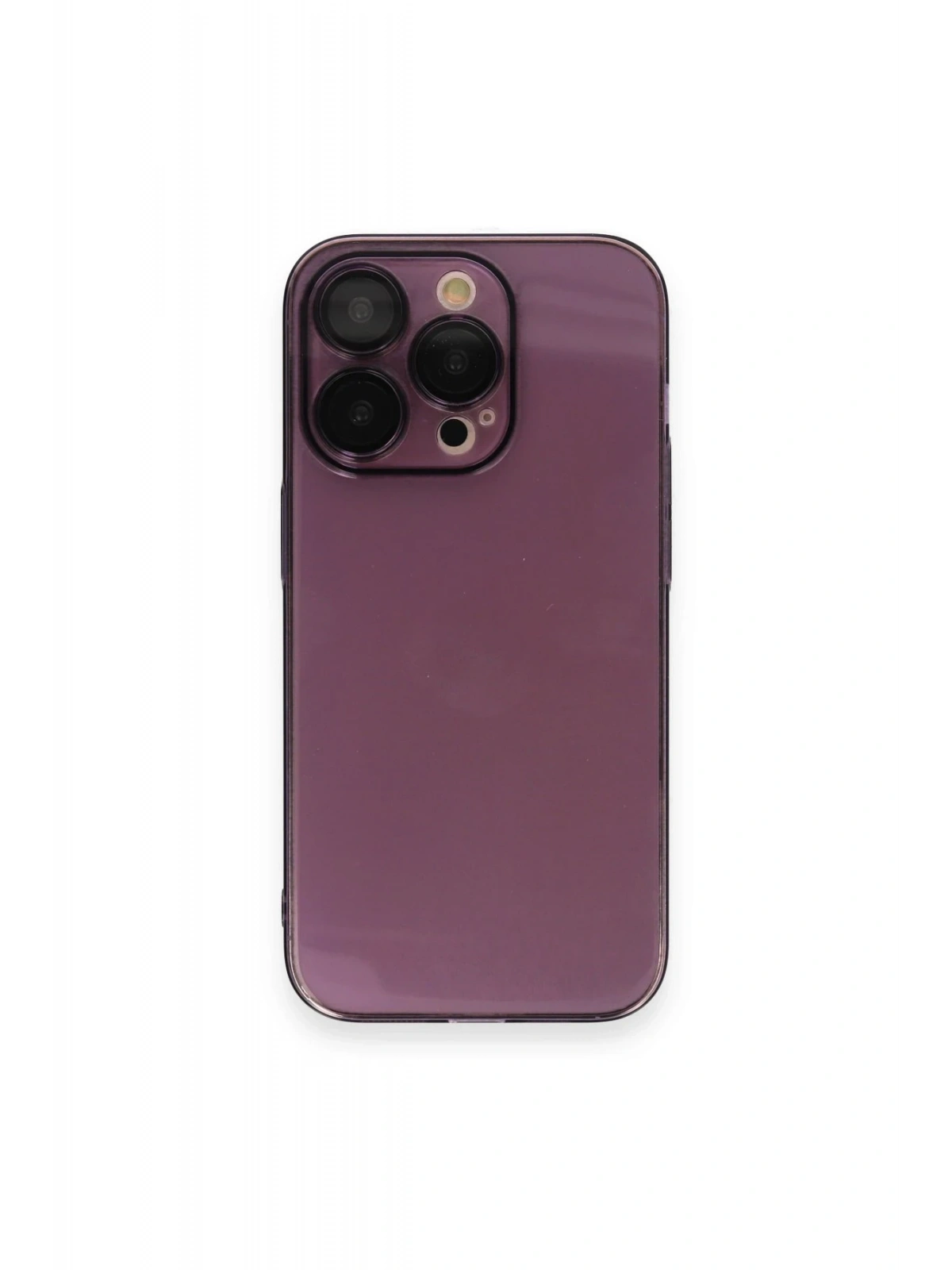 Newface Apple iPhone 14 Pro Kılıf Armada Lensli Kapak - Derin Mor