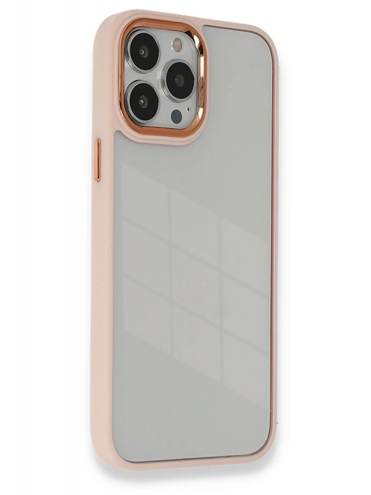 Newface Apple iPhone 14 Pro Kılıf Dora Kapak - Pudra