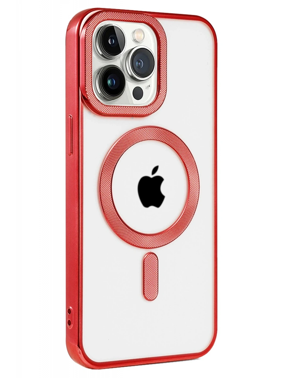 Newface Apple iPhone 14 Pro Kılıf Kronos Magsafe Kapak - Kırmızı