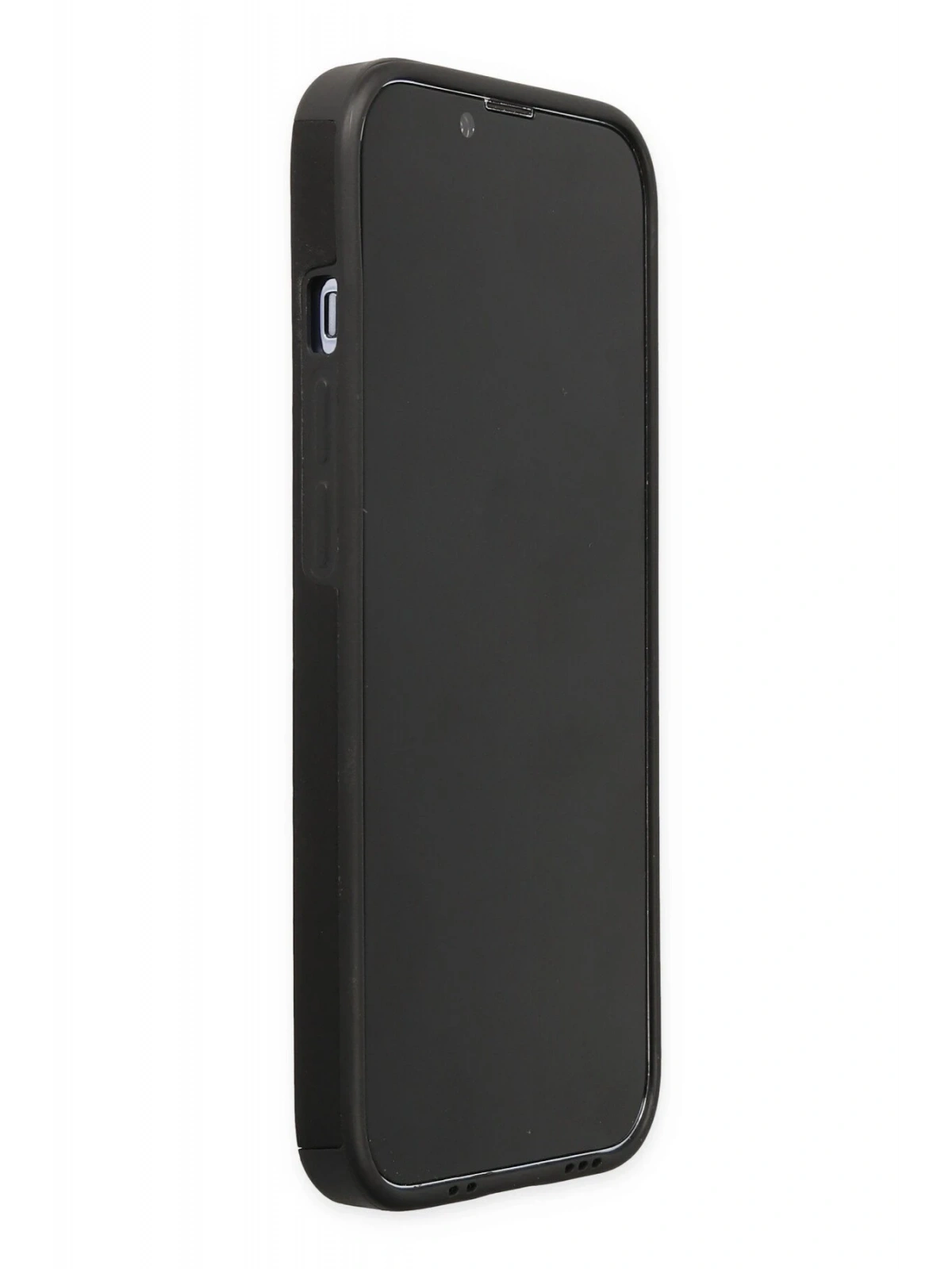 Newface Apple iPhone 14 Pro Kılıf Mega Standlı Silikon - Siyah