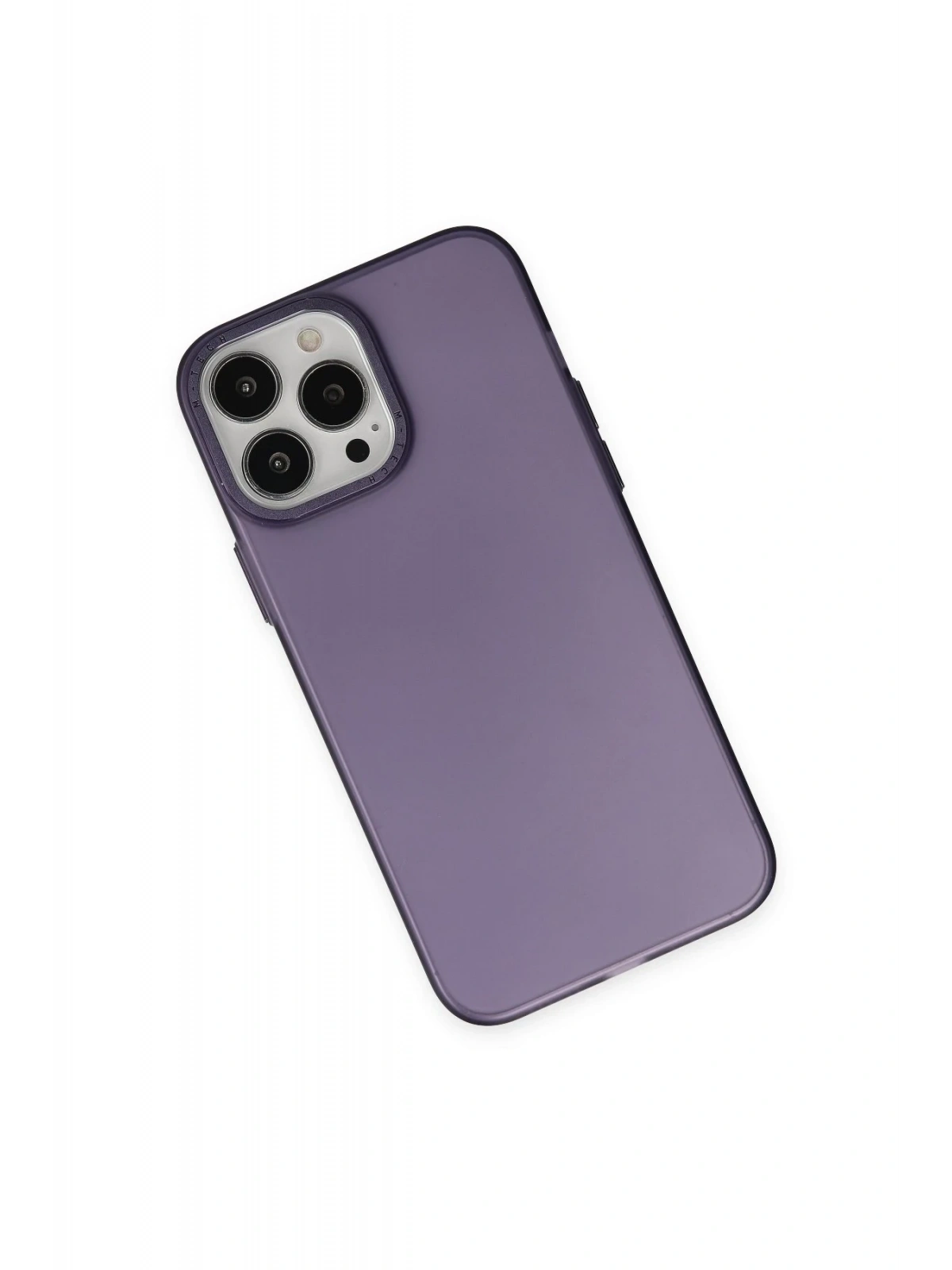 Newface Apple iPhone 14 Pro Kılıf Modos Metal Kapak - Derin Mor