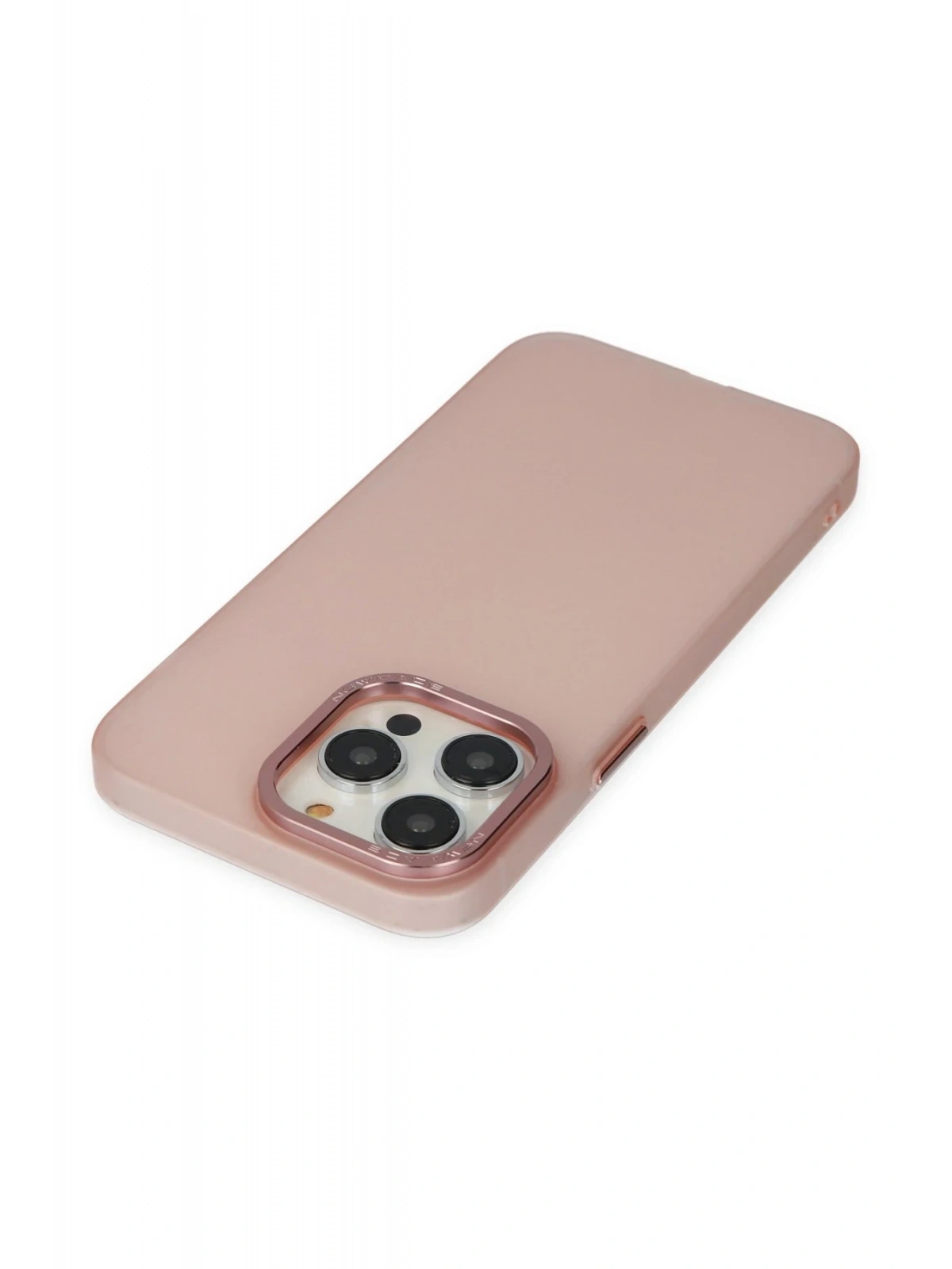 Newface Apple iPhone 14 Pro Kılıf Modos Metal Kapak - Pembe