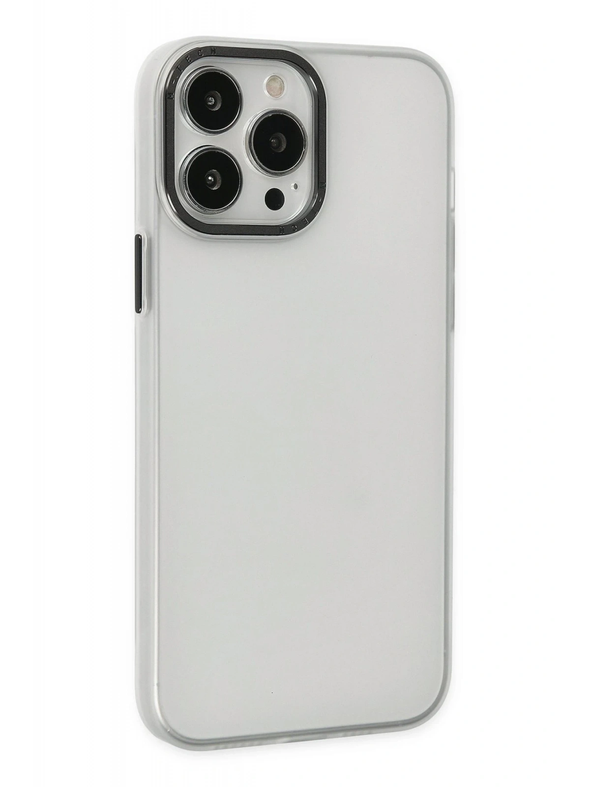 Newface Apple iPhone 14 Pro Kılıf Modos Metal Kapak - Şeffaf