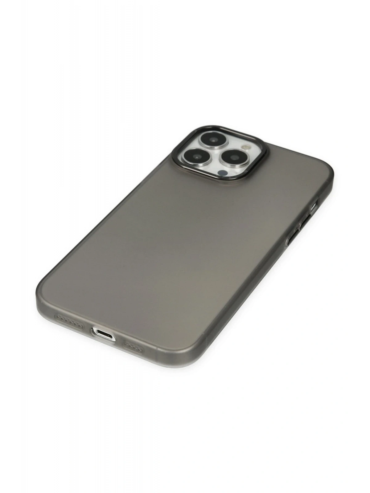 Newface Apple iPhone 14 Pro Kılıf Modos Metal Kapak - Siyah