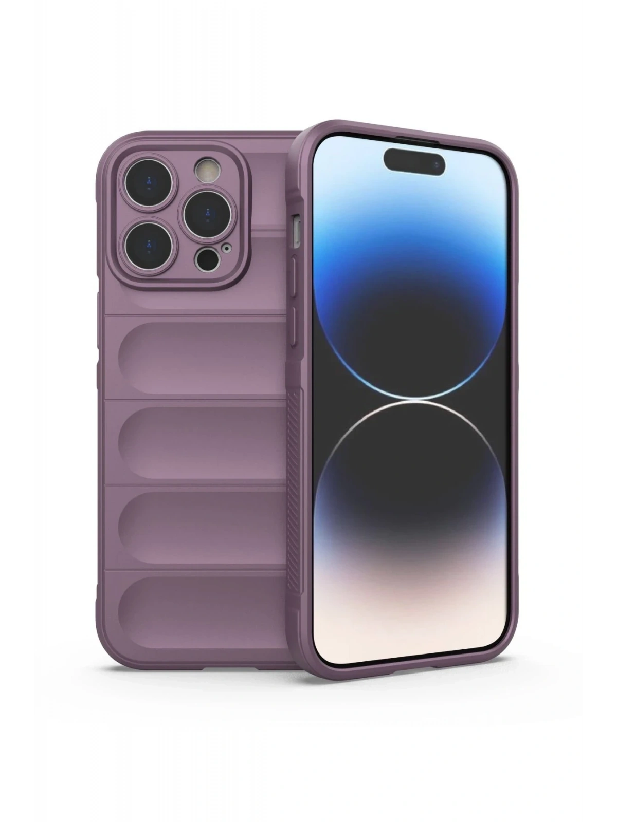 Newface Apple iPhone 14 Pro Kılıf Optimum Silikon - Mor