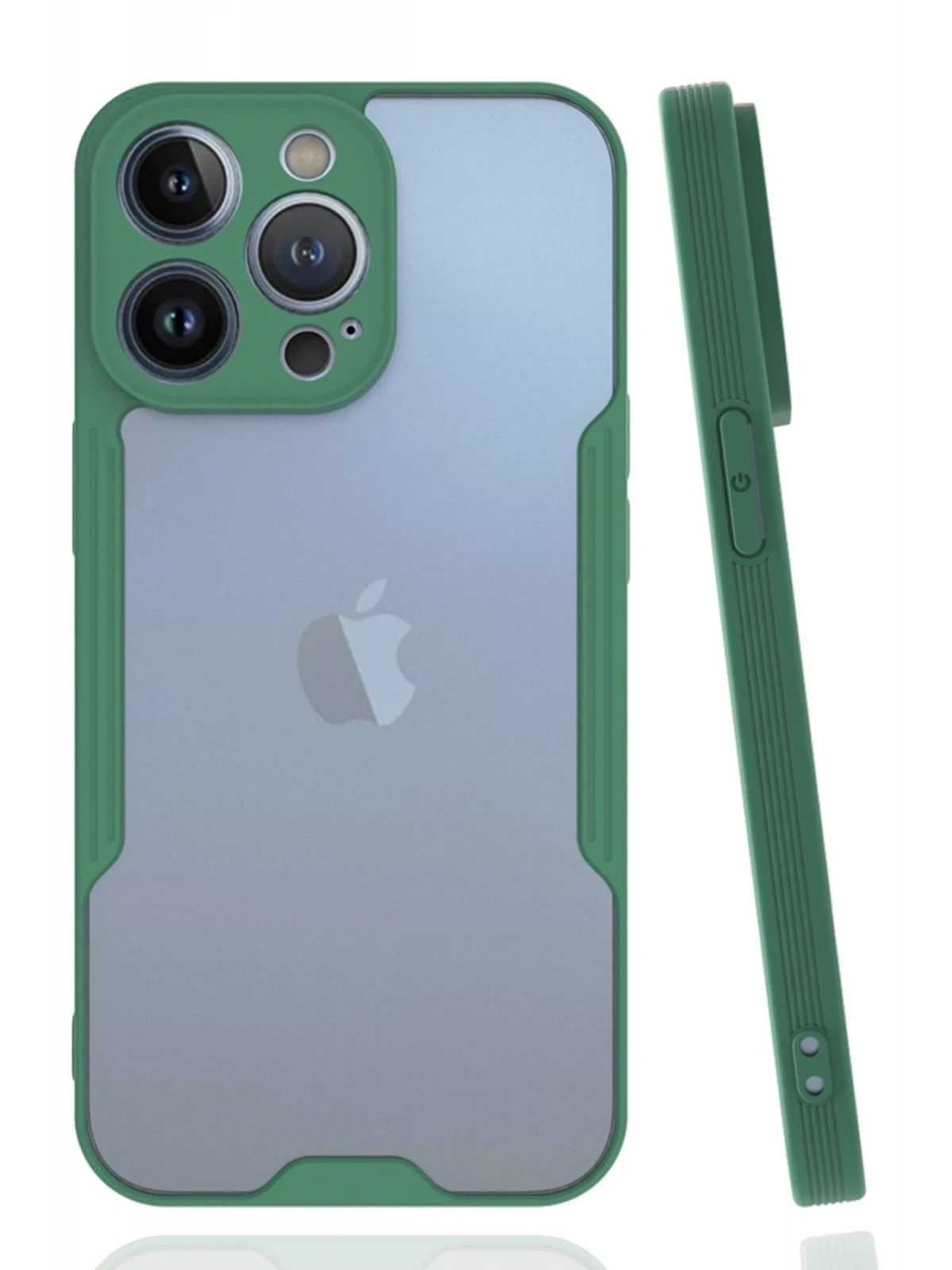 Newface Apple iPhone 14 Pro Kılıf Platin Silikon - Yeşil