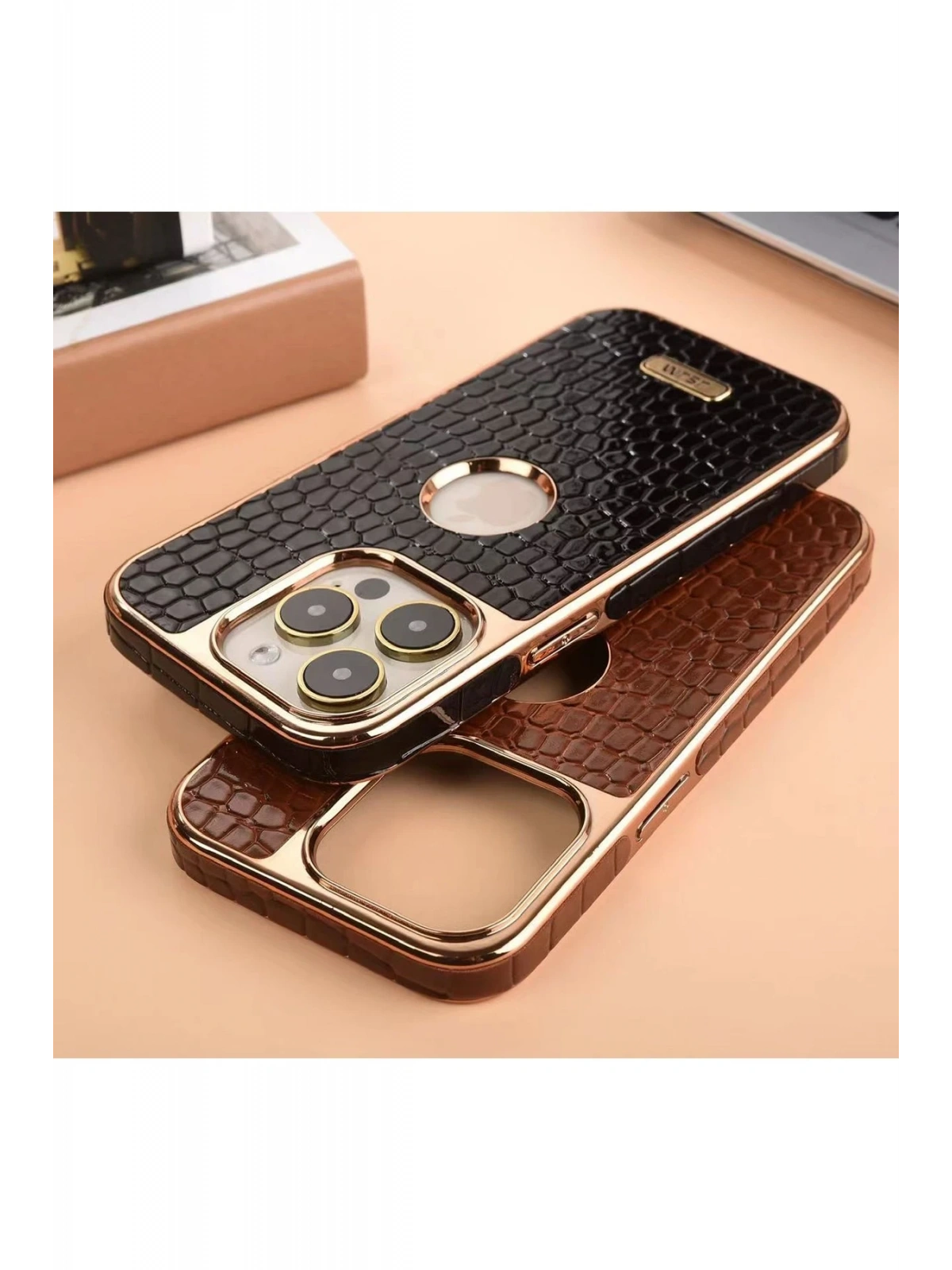Newface Apple iPhone 14 Pro Kılıf Snake Kapak - Bordo