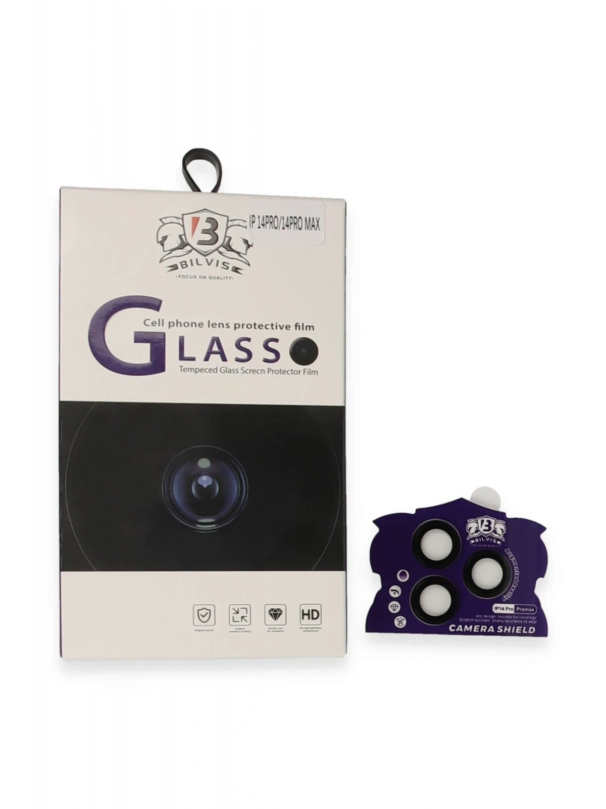Newface Apple iPhone 14 Pro Max Bilvis Titan Kamera Lens - Siyah