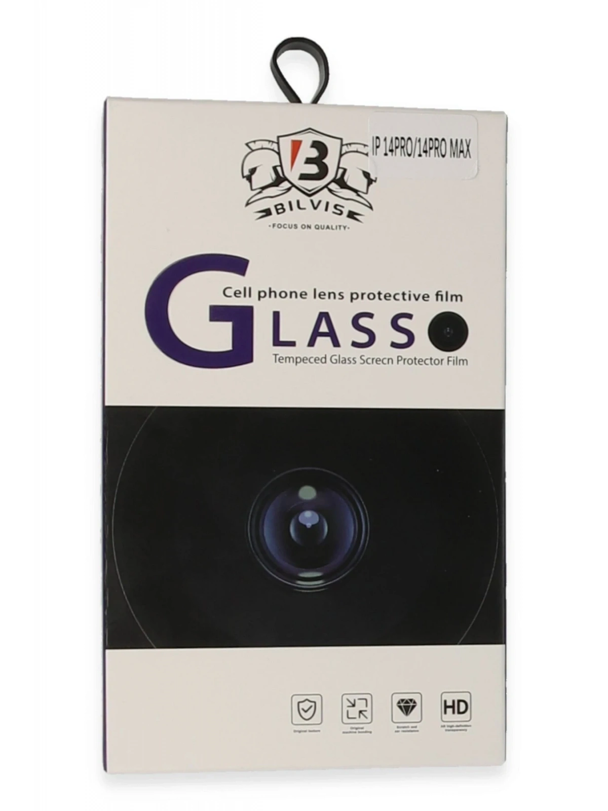 Newface Apple iPhone 14 Pro Max Bilvis Titan Kamera Lens - Siyah