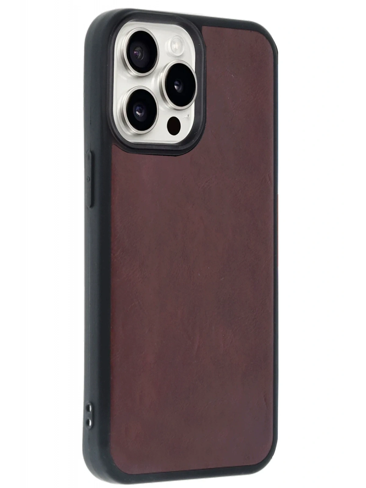 Newface Apple iPhone 14 Pro Max Kılıf Aras Deri Kapak - Bordo