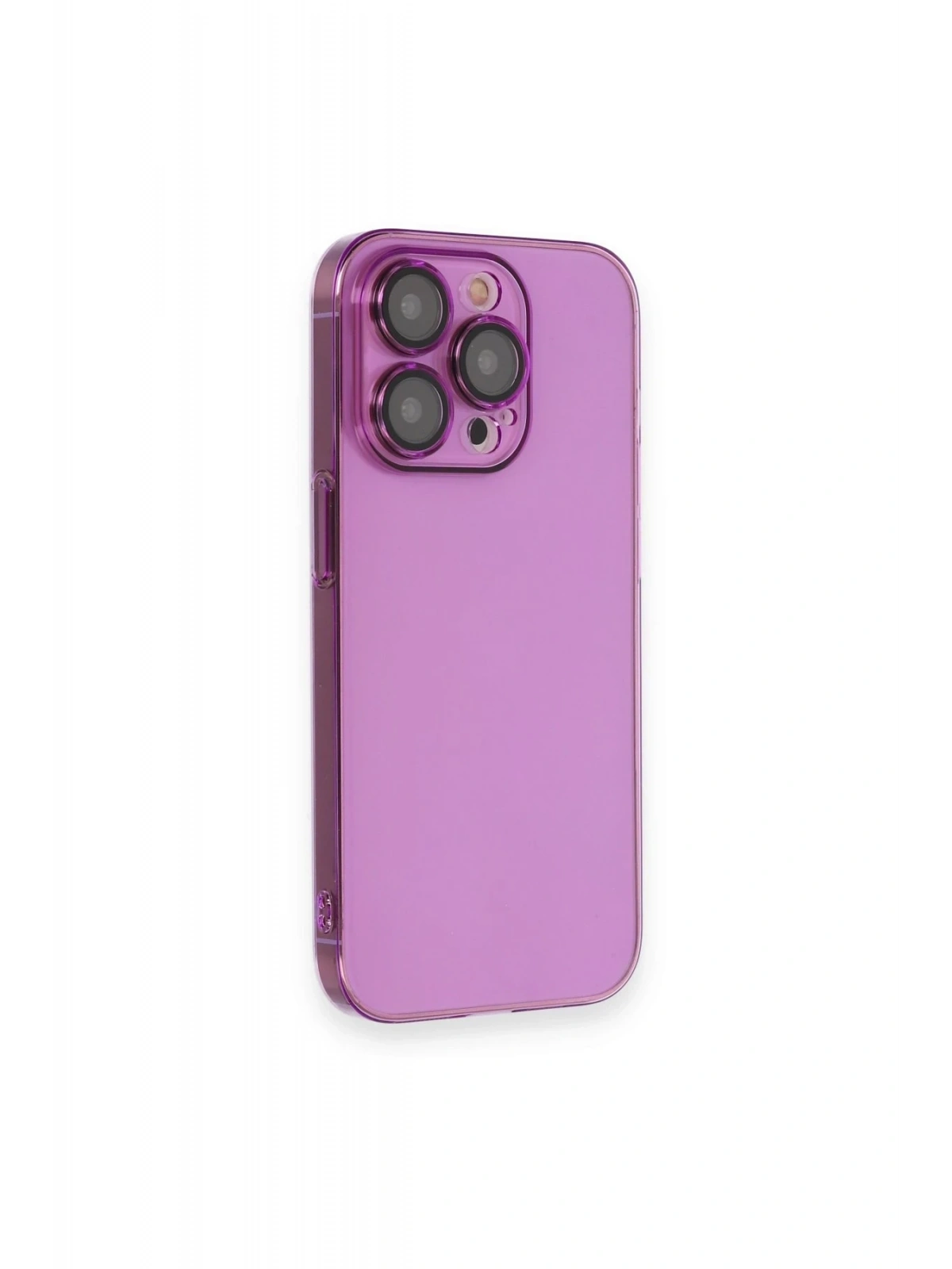 Newface Apple iPhone 14 Pro Max Kılıf Armada Lensli Kapak - Mor