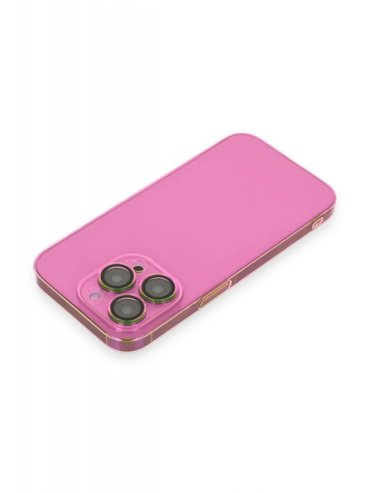 Newface Apple iPhone 14 Pro Max Kılıf Armada Lensli Kapak - Pembe