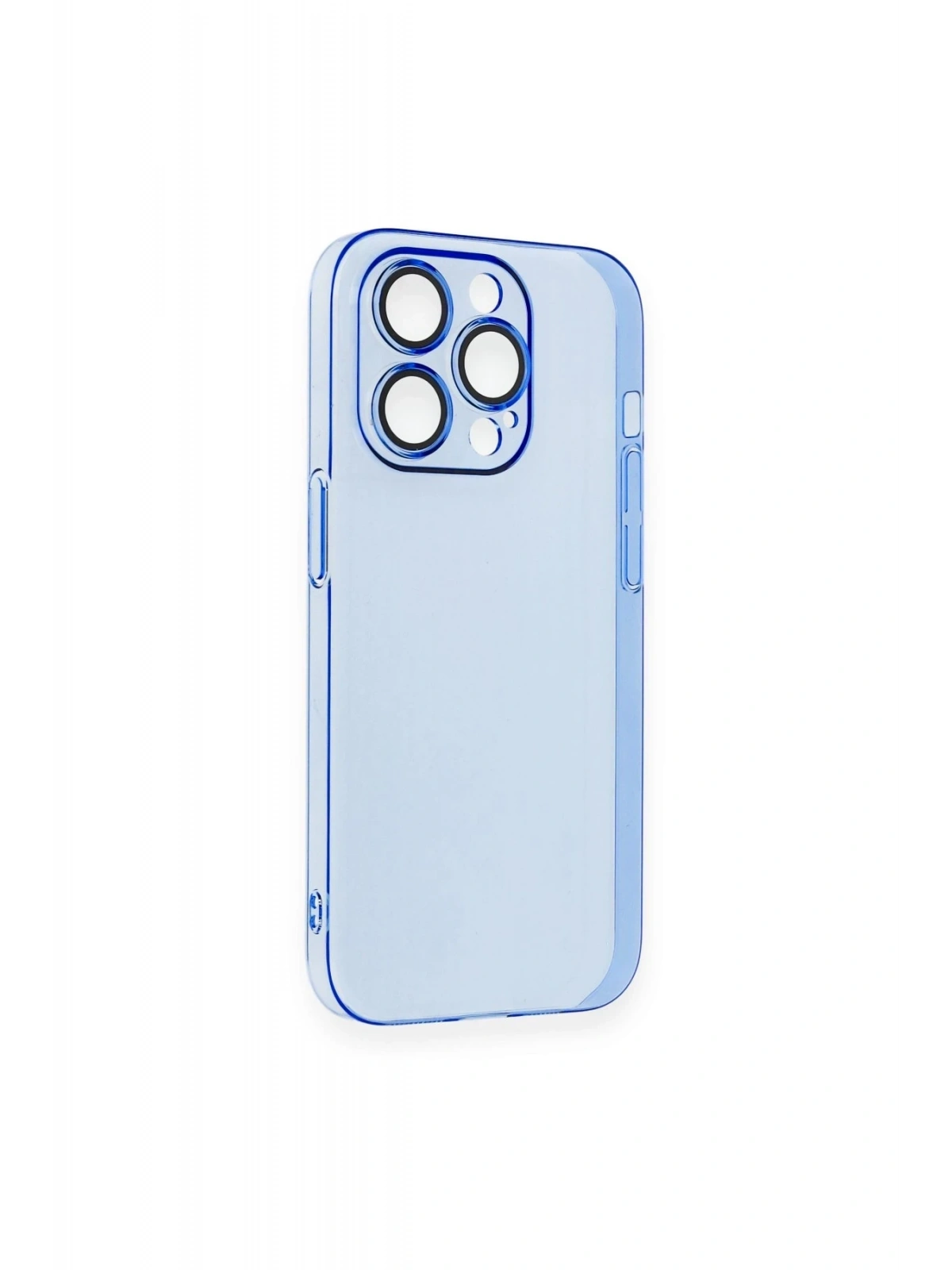 Newface Apple iPhone 14 Pro Max Kılıf Armada Lensli Kapak - Sierra Blue