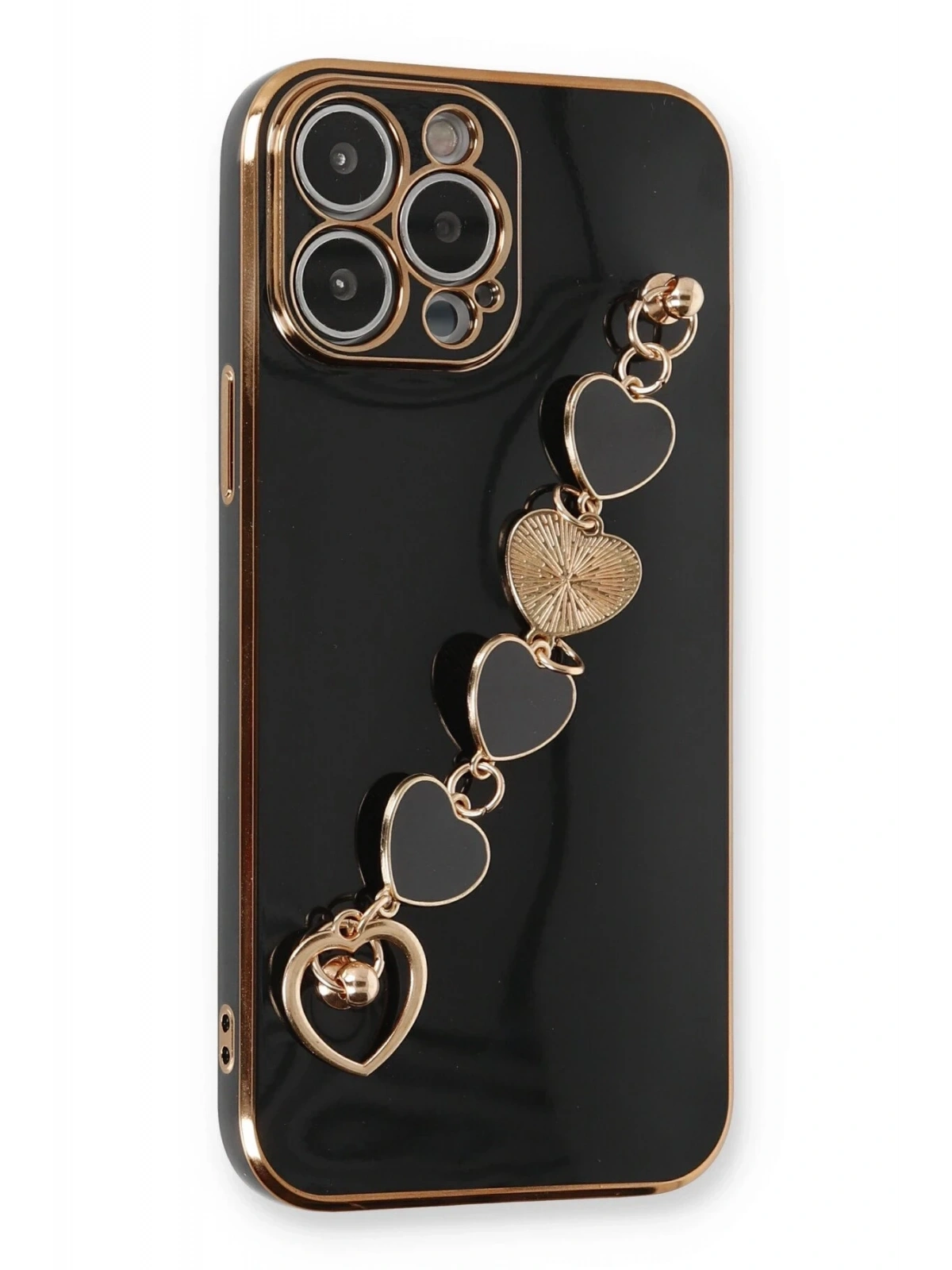 Newface Apple iPhone 14 Pro Max Kılıf Esila Silikon - Siyah