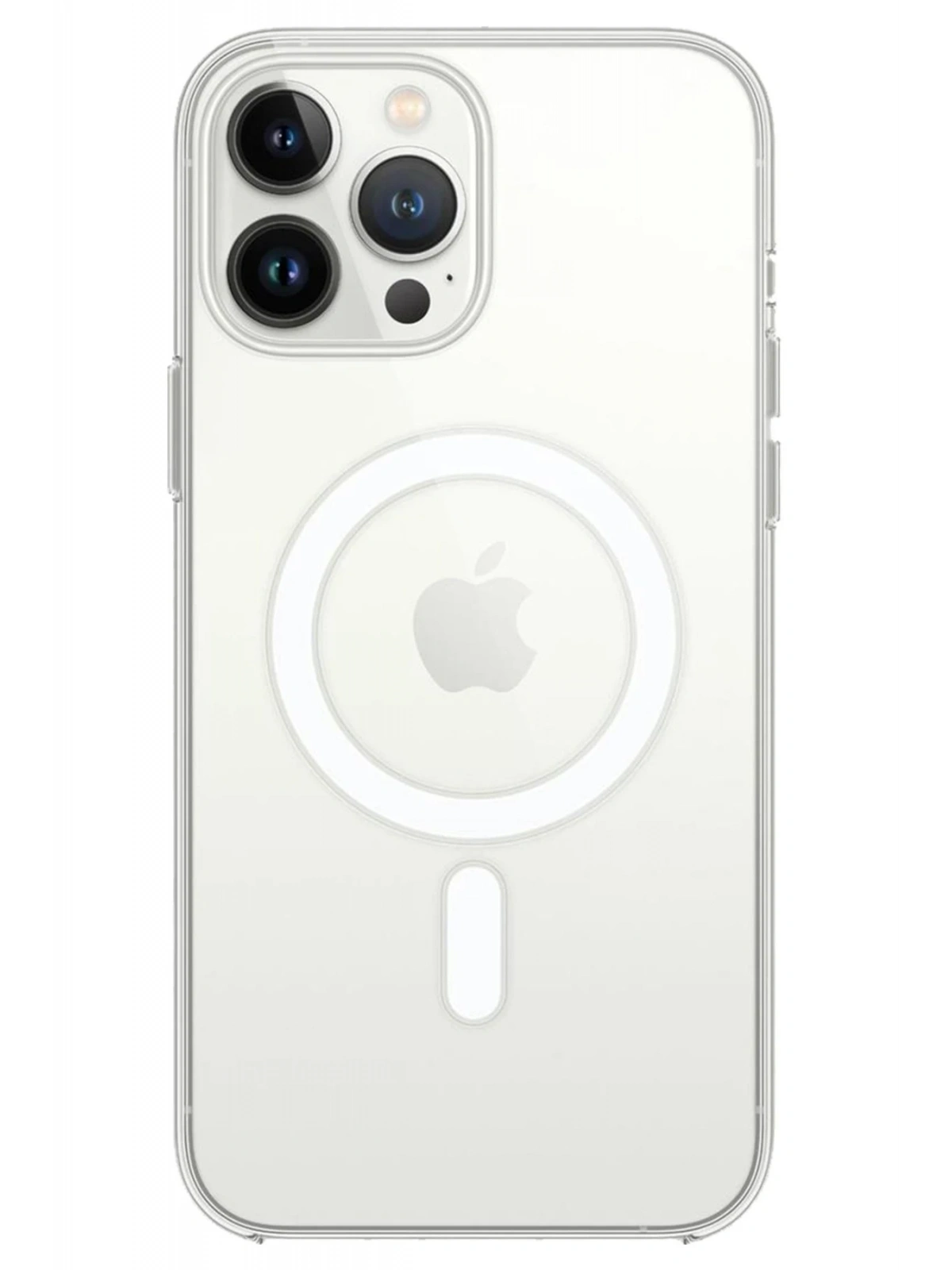 Newface Apple iPhone 14 Pro Max Kılıf Magneticsafe Şeffaf Silikon - Şeffaf