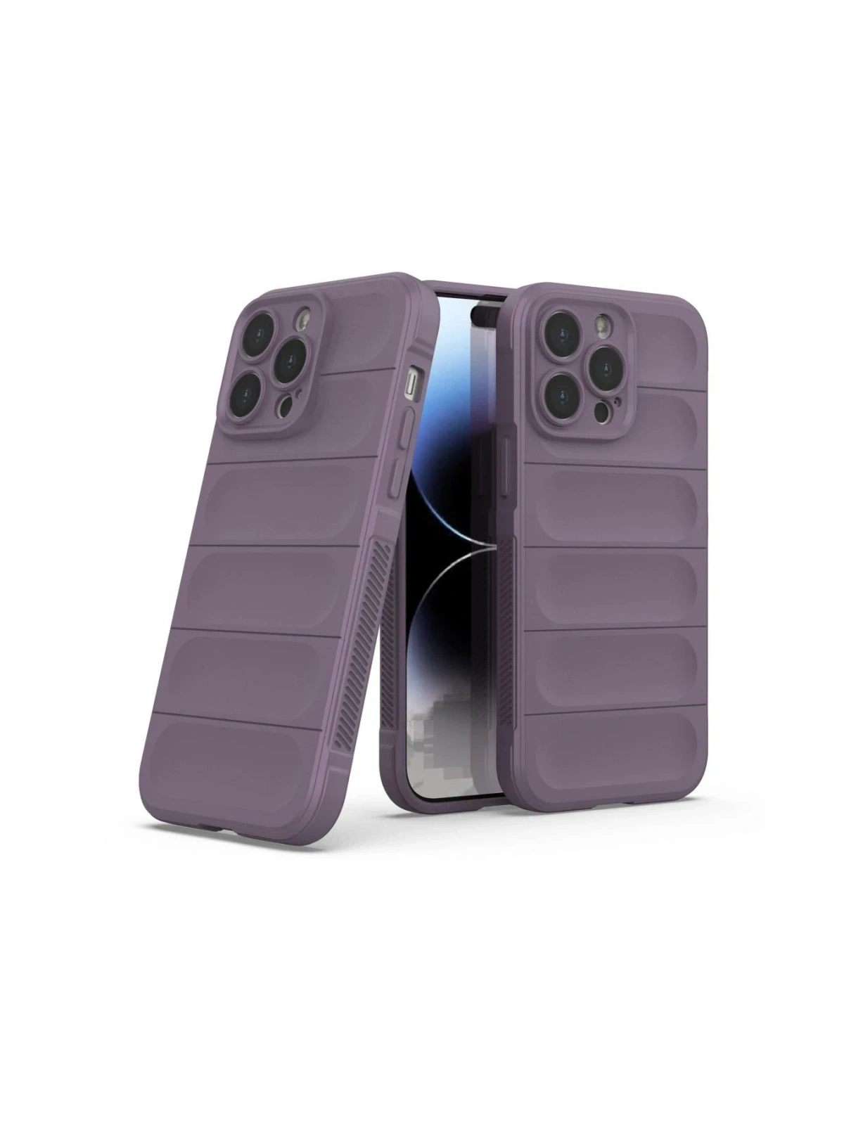 Newface Apple iPhone 14 Pro Max Kılıf Optimum Silikon - Mor
