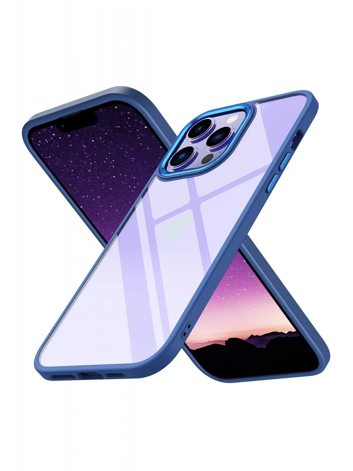 Newface Apple iPhone 14 Pro Max Kılıf Power Silikon - Mavi