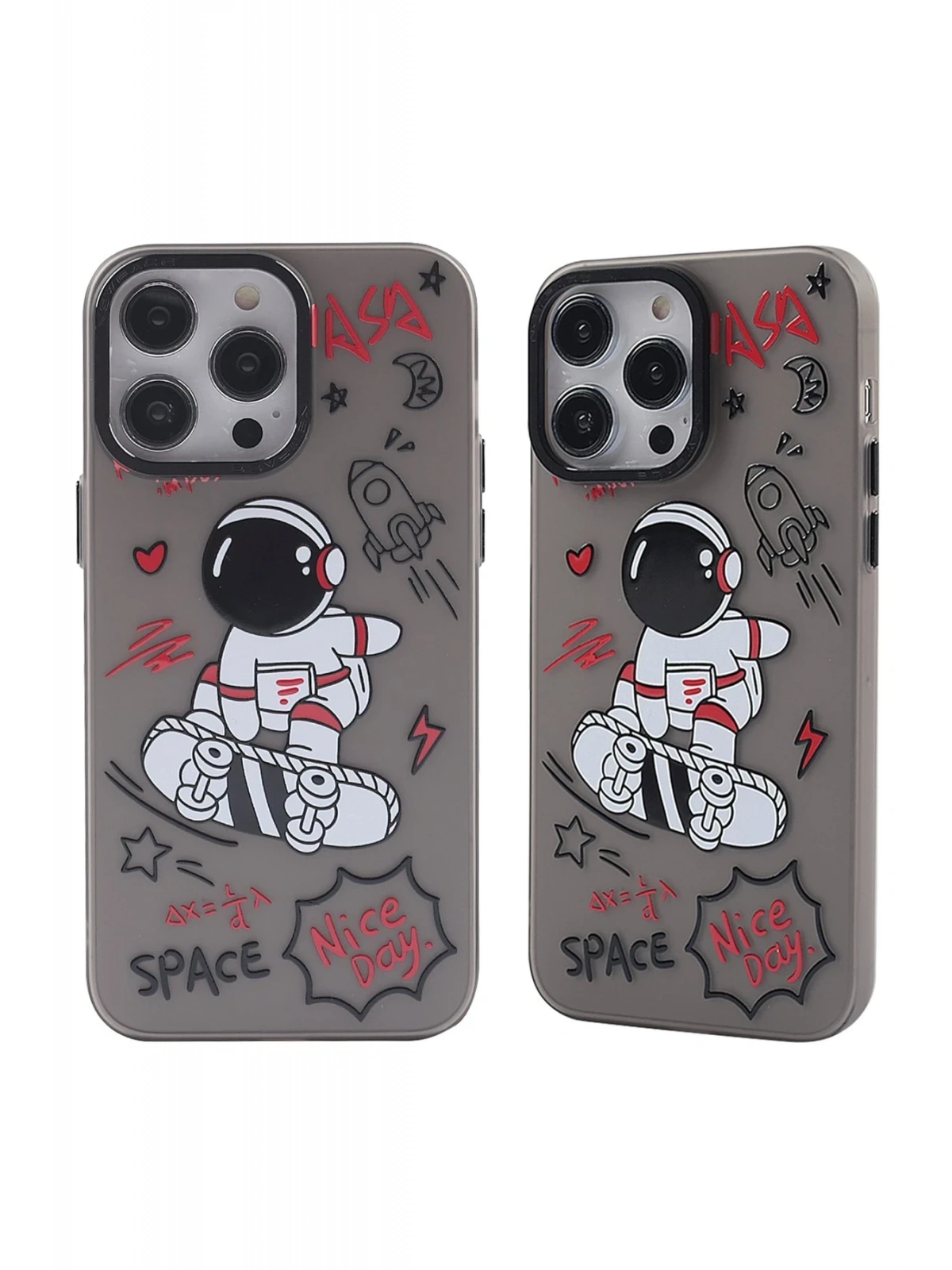 Newface Apple iPhone 14 Pro Max Kılıf Prada Desenli Kapak - Prada Siyah - 1