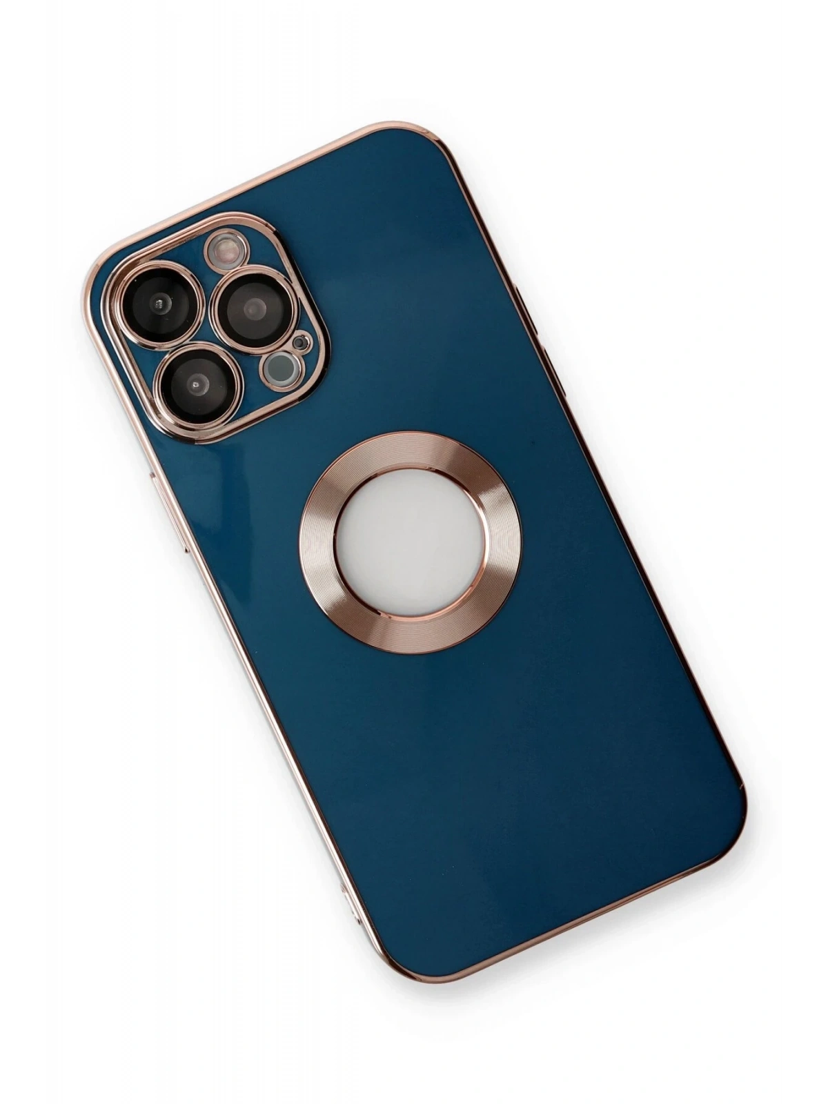 Newface Apple iPhone 14 Pro Max Kılıf Store Silikon - Mavi
