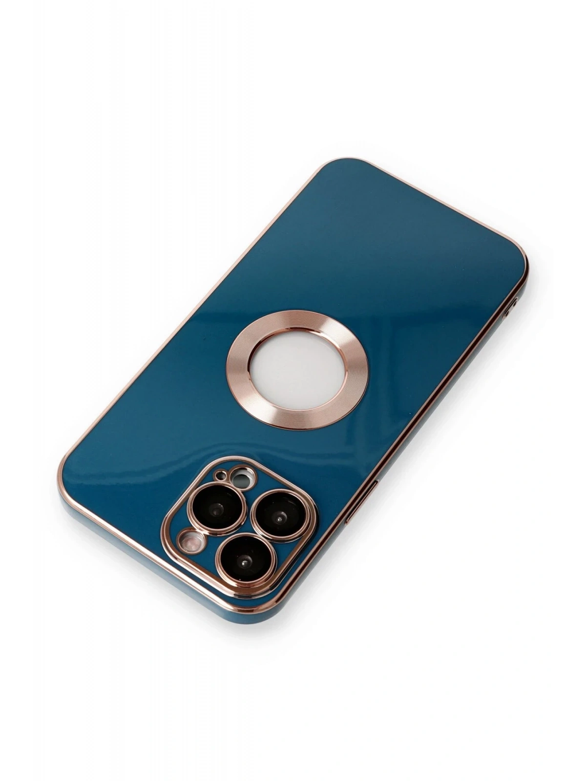 Newface Apple iPhone 14 Pro Max Kılıf Store Silikon - Mavi