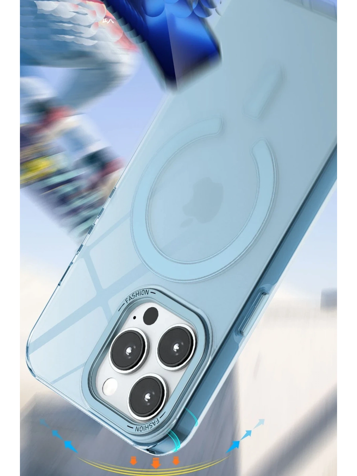 Newface Apple iPhone 14 Pro Max Kılıf Troy Magsafe Kapak - Mor