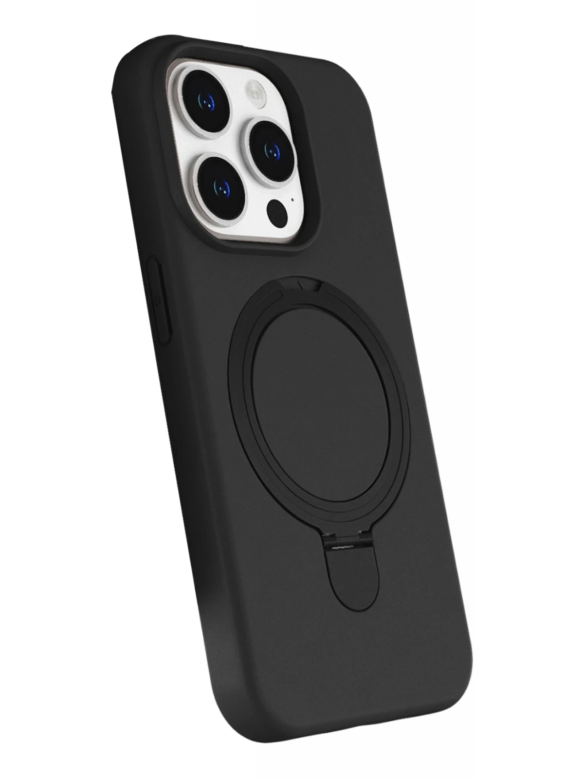 Newface Apple iPhone 14 Pro Max Regal Magsafe Standlı Kapak - Siyah