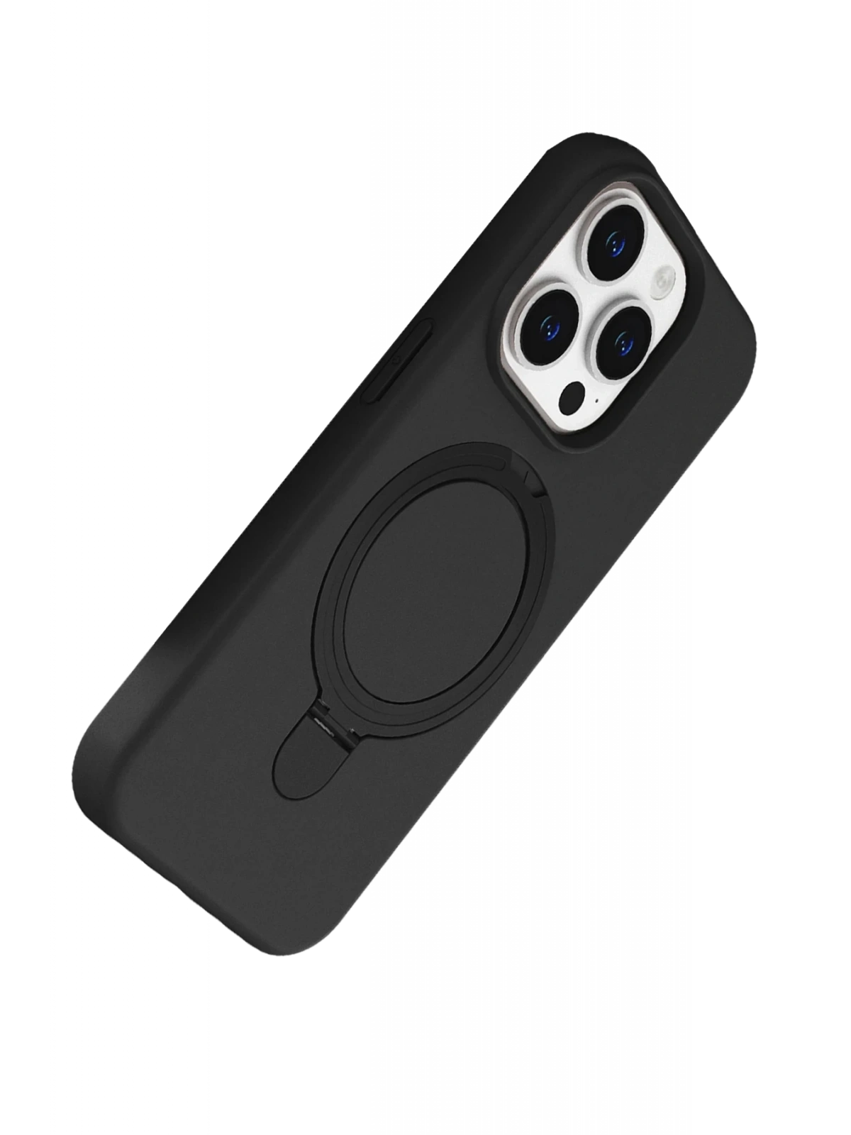 Newface Apple iPhone 14 Pro Max Regal Magsafe Standlı Kapak - Siyah